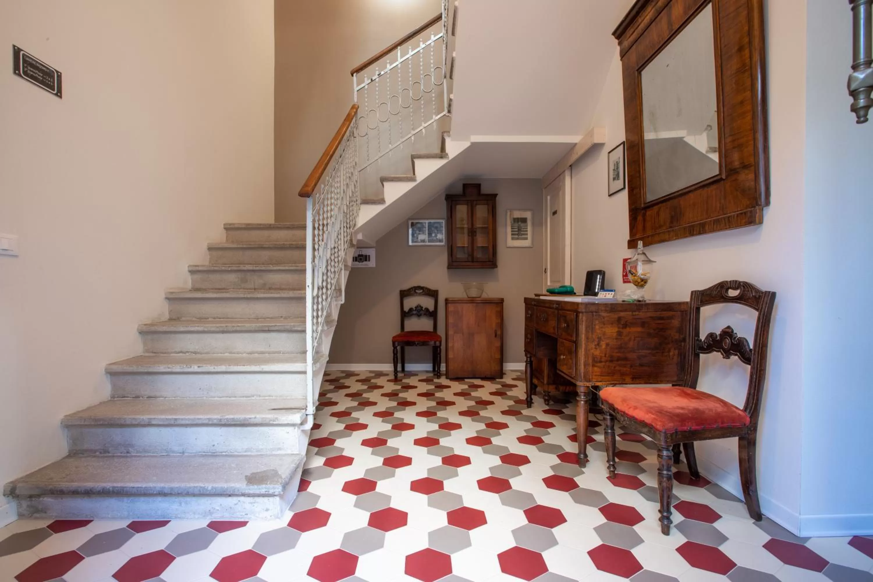 Lobby or reception in b&b Casa Livia