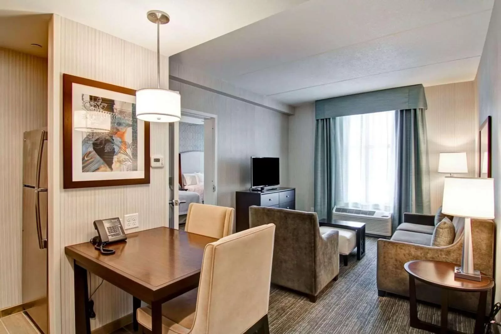 Living room in Homewood Suites By Hilton Clifton Park