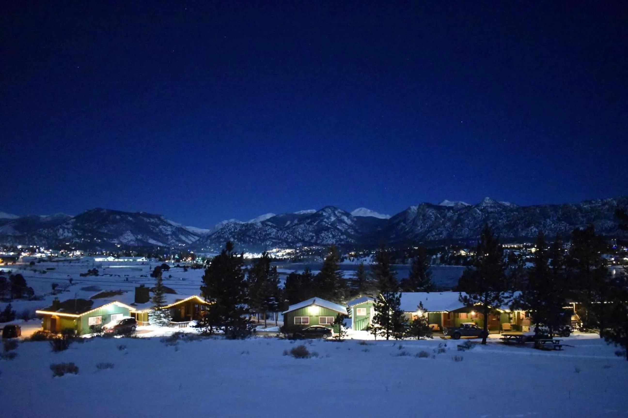 Winter in Estes Lake Lodge