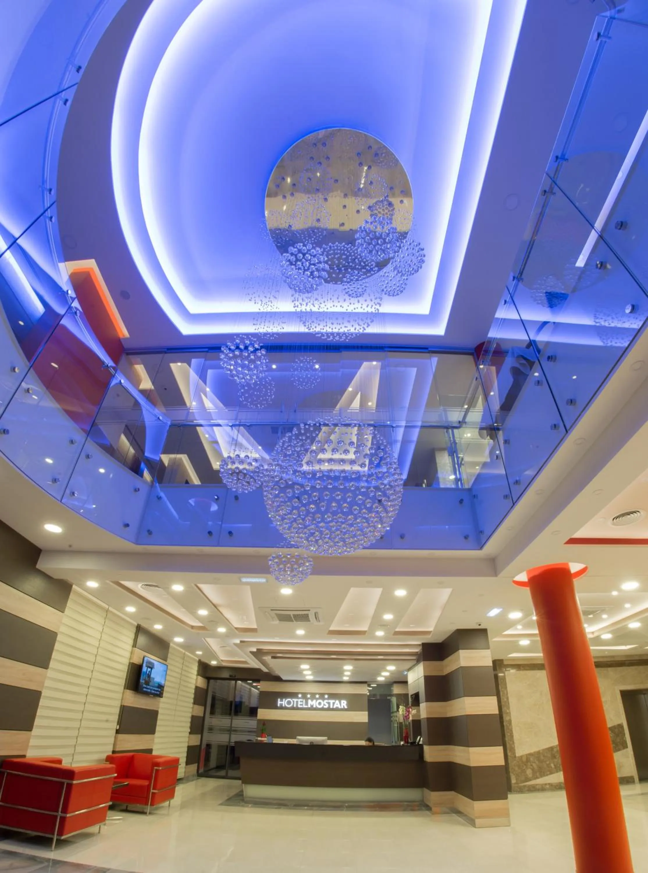 Lobby or reception in Hotel Mostar