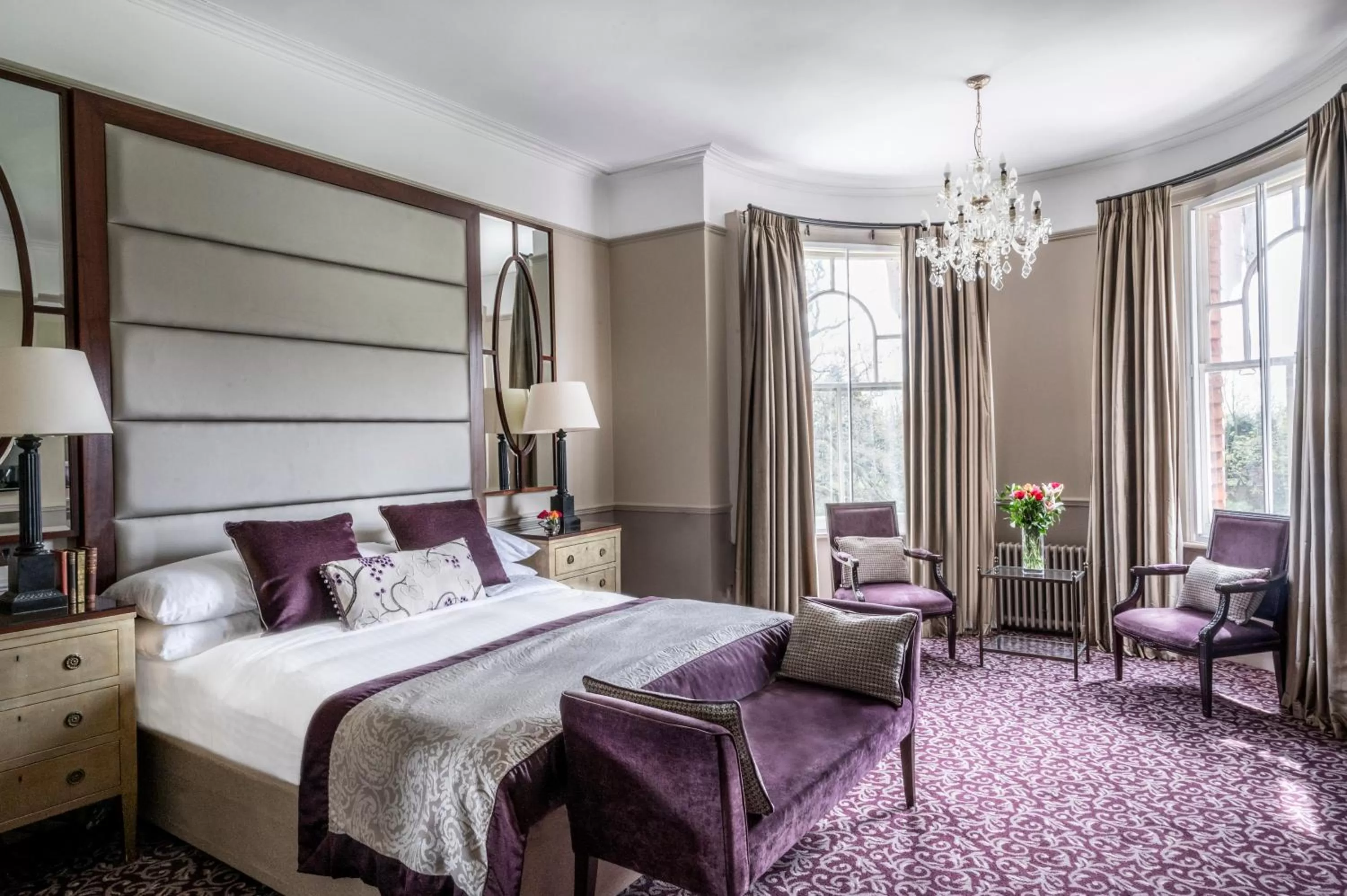 Bedroom, Bed in Woodlands Park Hotel