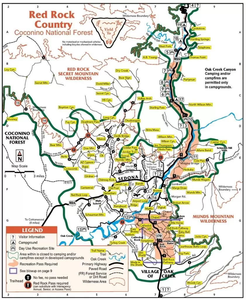 Hiking, Floor Plan in La Petite Sedona