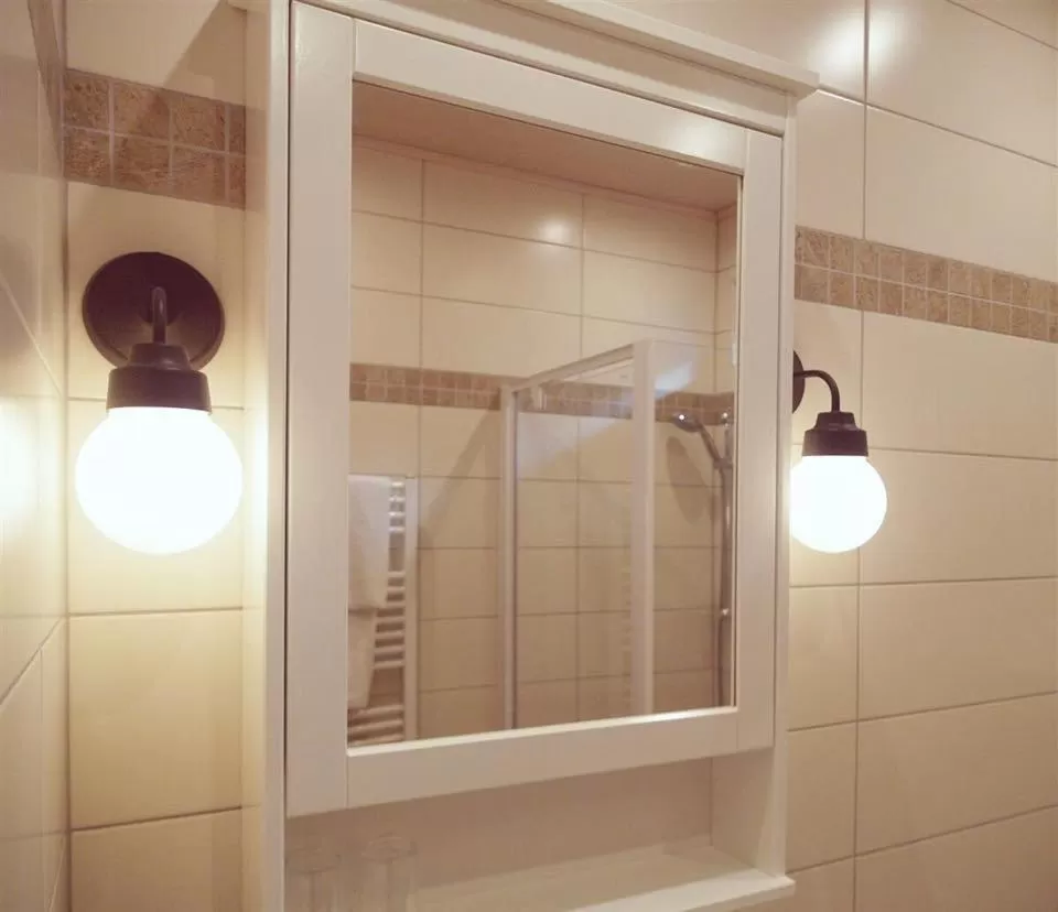 Bathroom in Huber Panzió