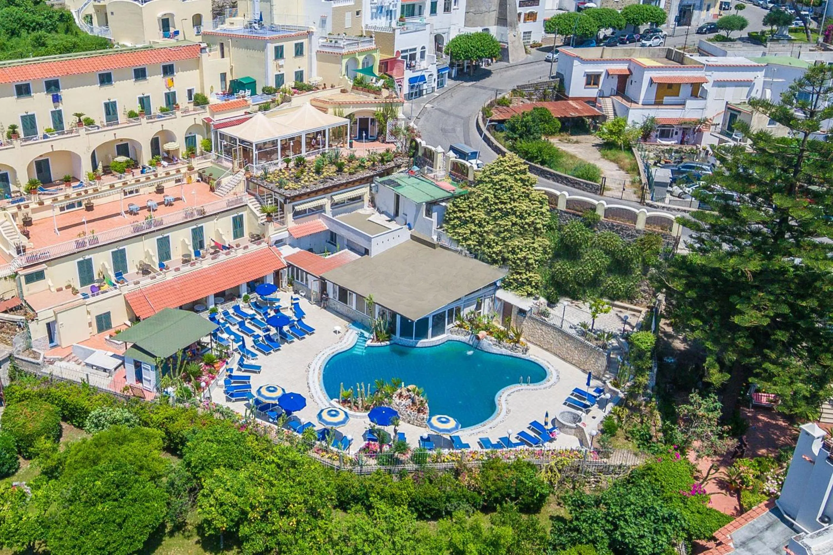 Bird's eye view in Hotel Terme Saint Raphael