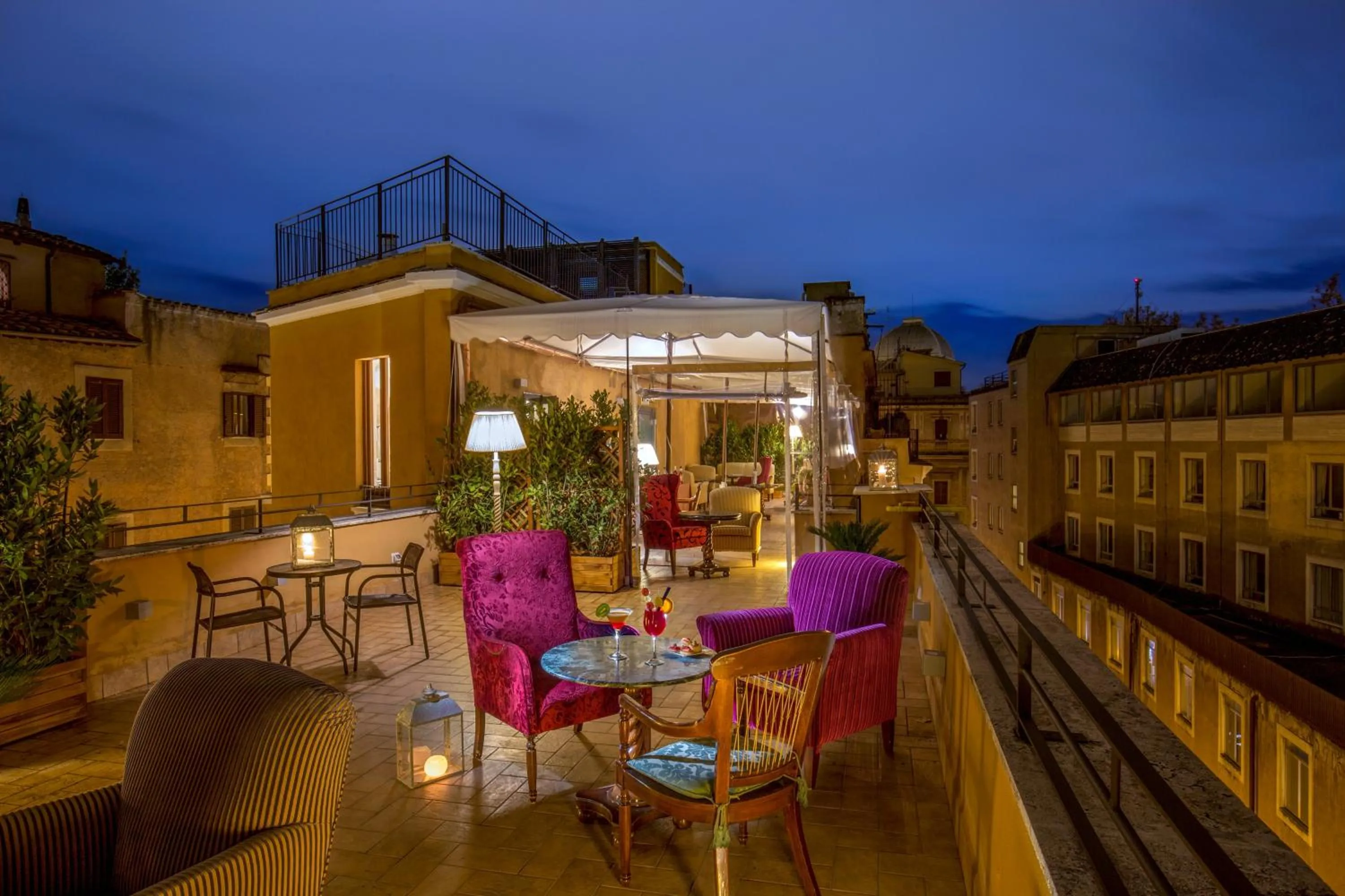 Balcony/Terrace in Hotel Monte Cenci