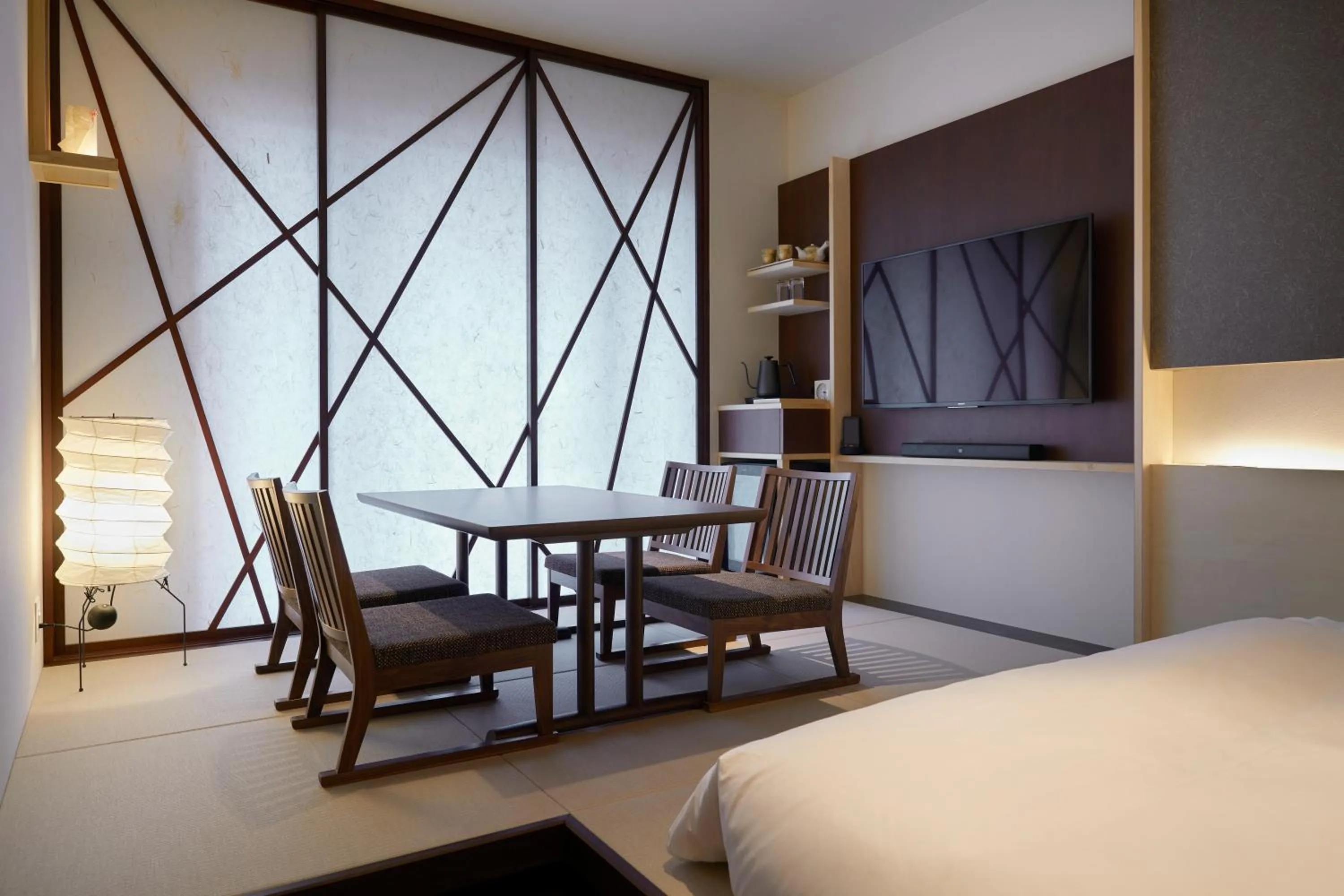 Photo of the whole room, Bed in HOTEL AMANEK Kanazawa