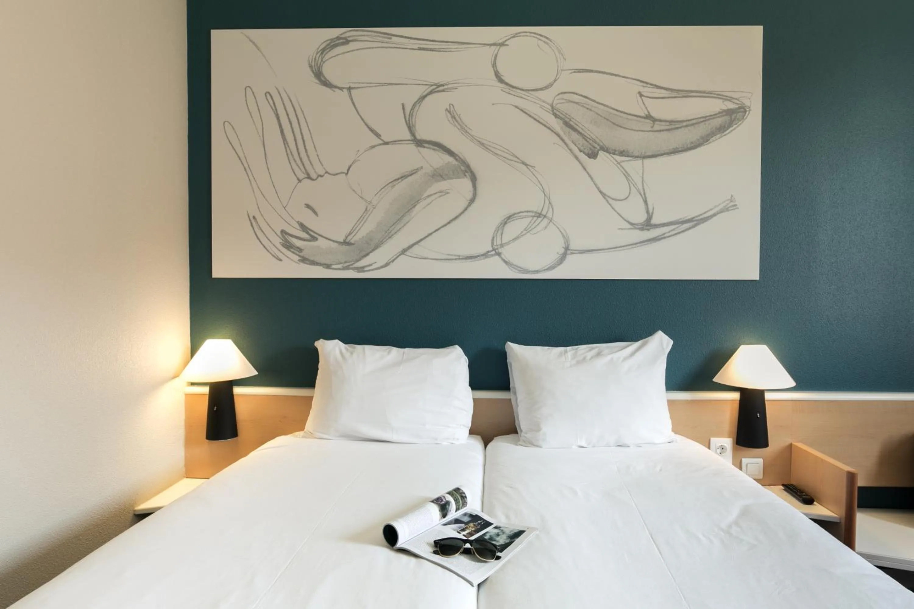 Bed in Ibis Madrid Getafe