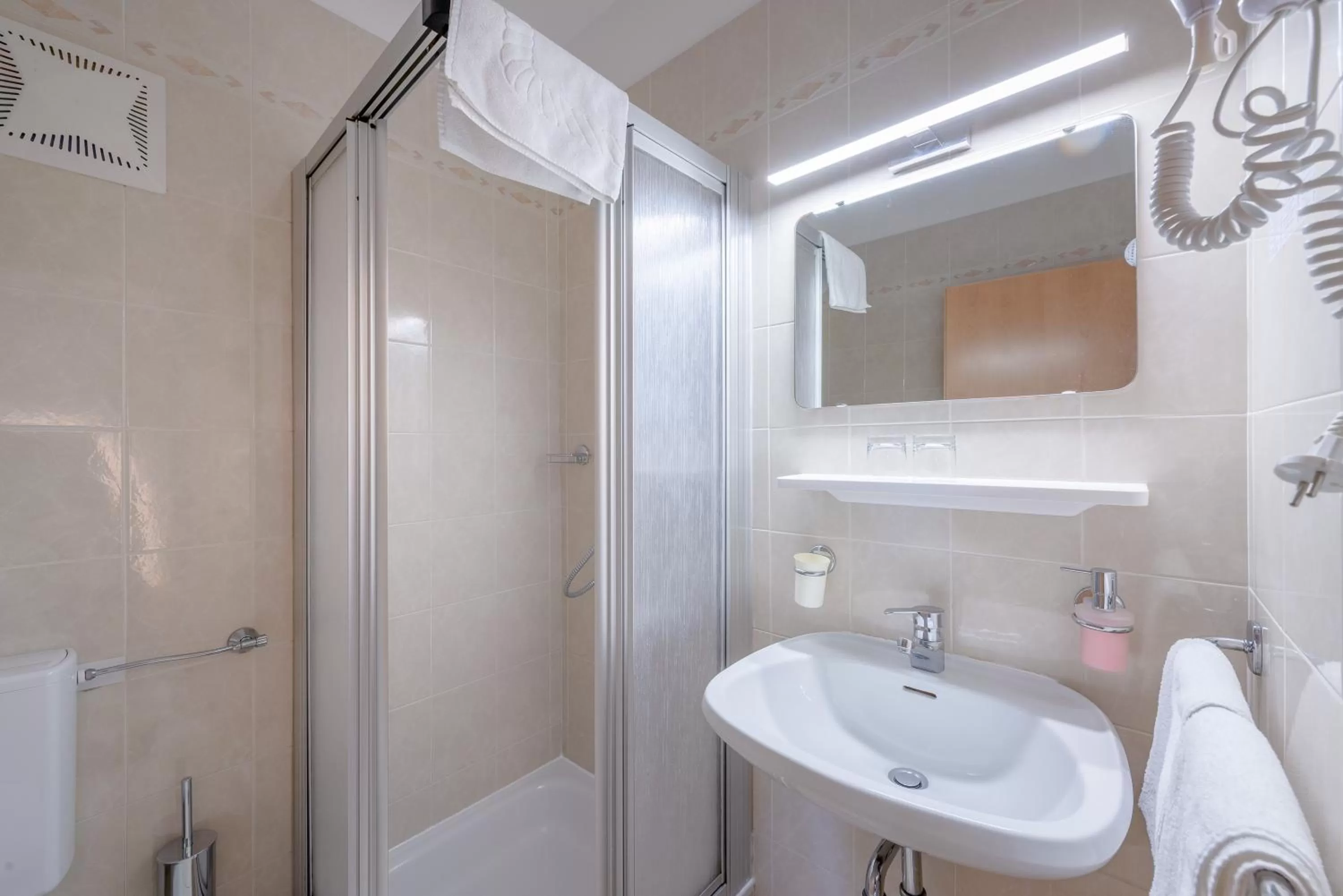 Shower in Garni Hotel Ritterhof