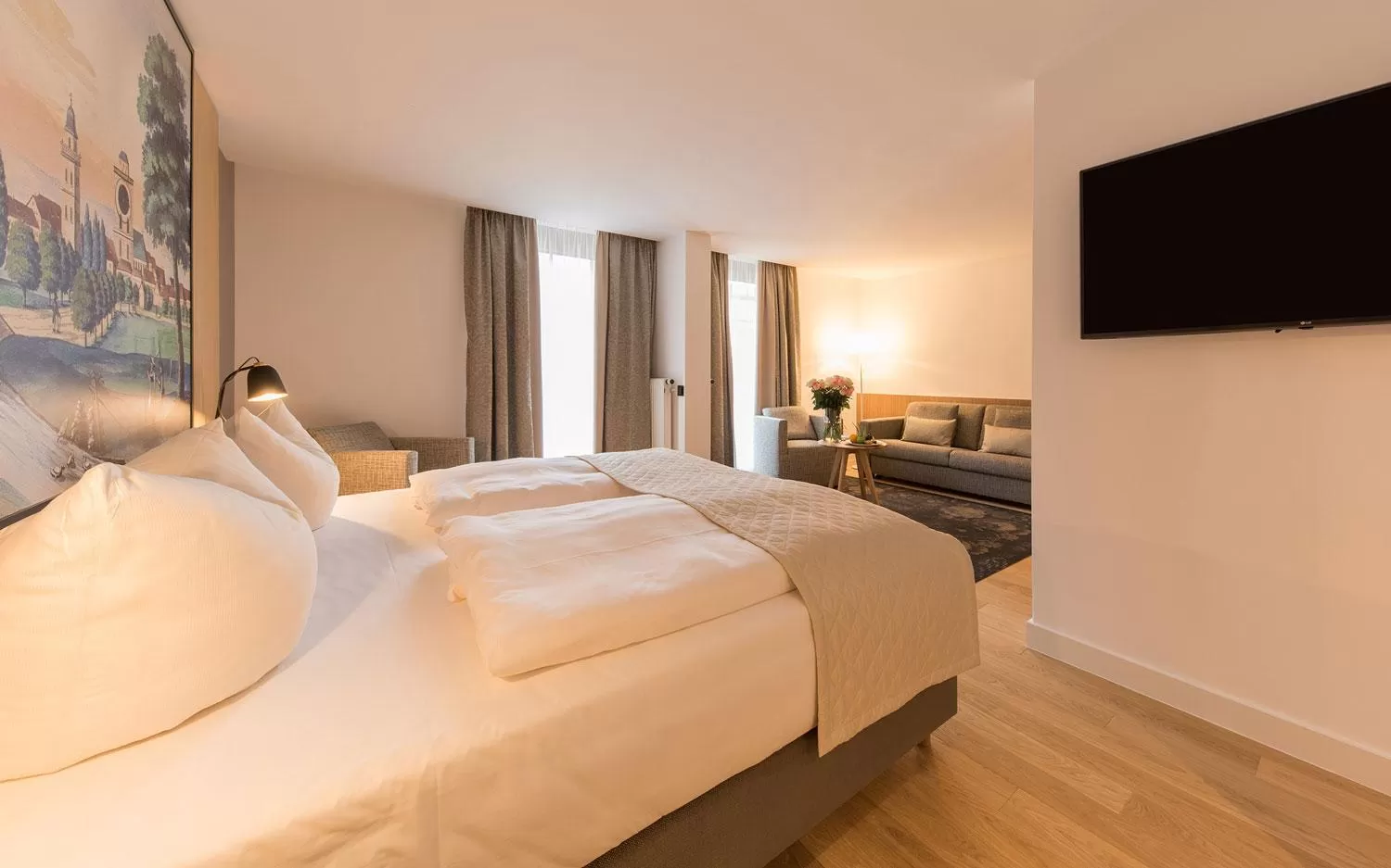 Bed in Hotel Bayerischer Hof