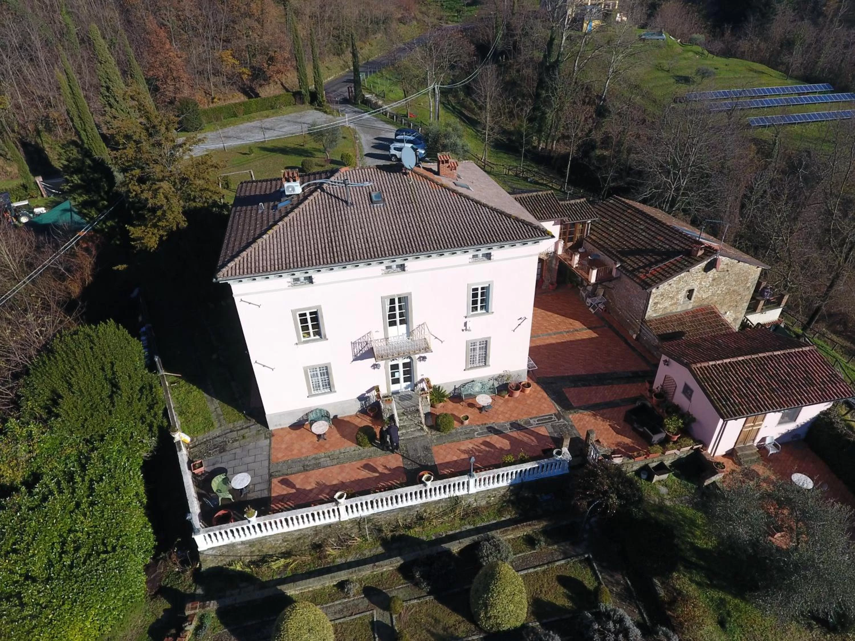Bird's eye view in Villa Belvedere