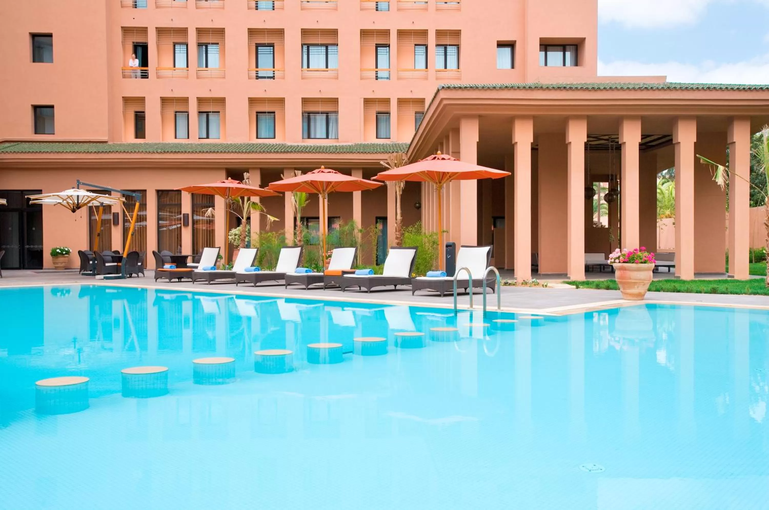 Swimming pool in Novotel Marrakech Hivernage