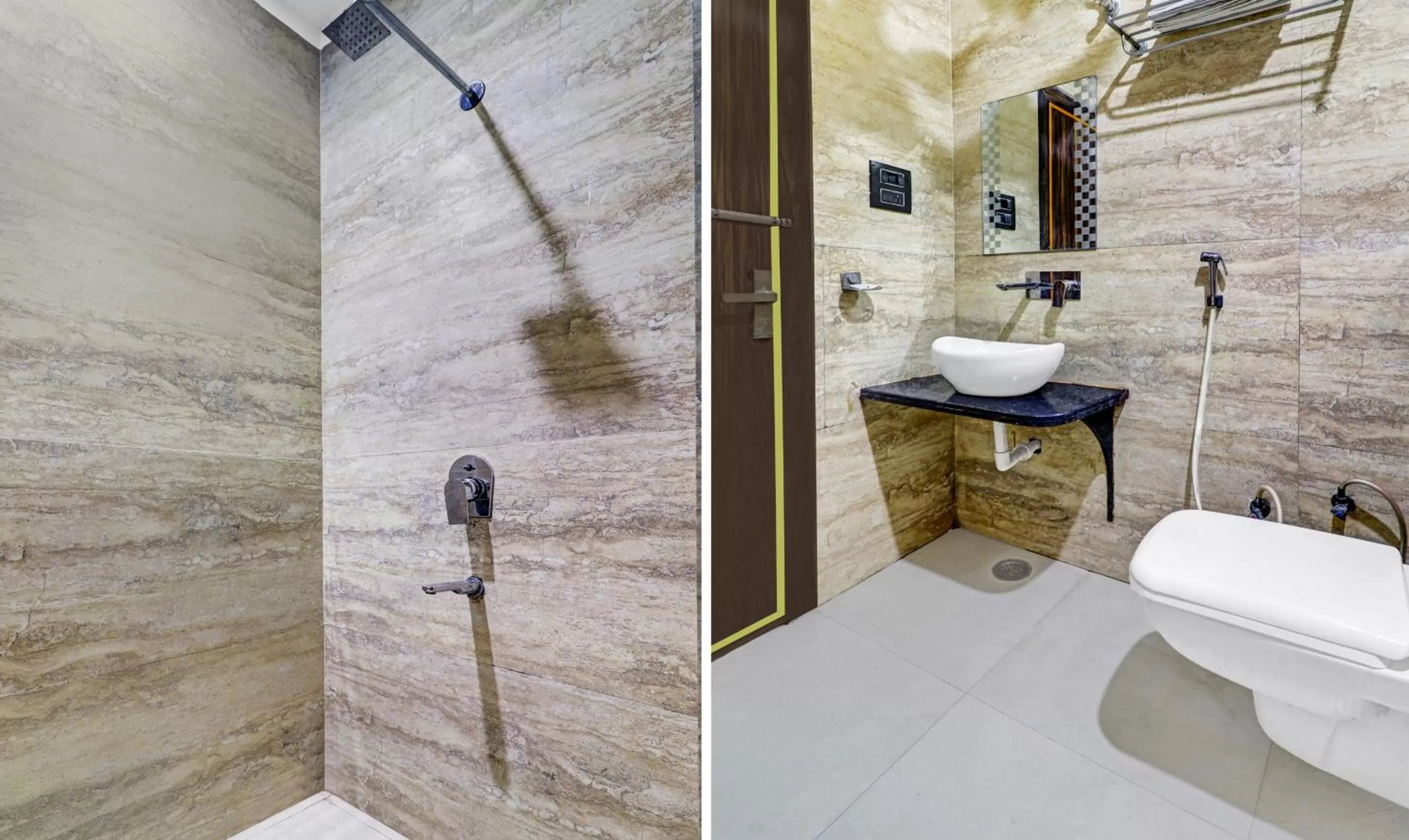 Bathroom in Itsy By Treebo - Anjali Mahal 500 Mtrs From Mathura Railway Station