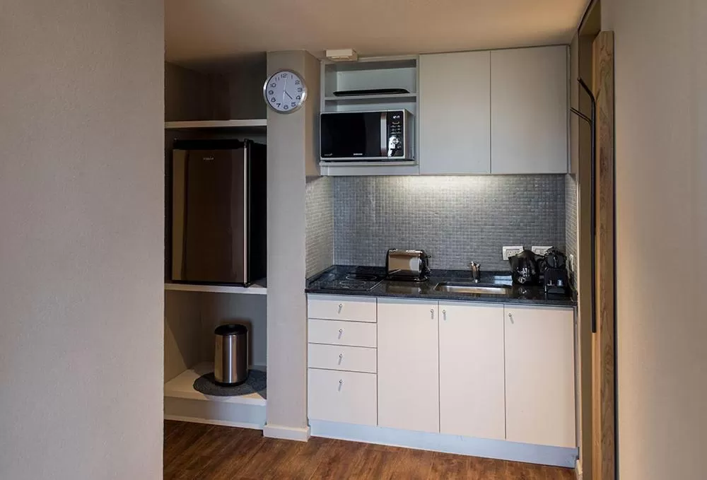 Kitchen or kitchenette in KOS Pilar Hotel