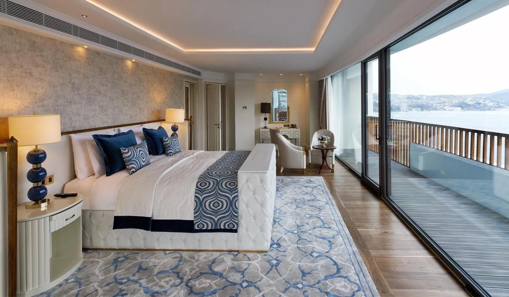 Balcony/Terrace, Bed in The Grand Tarabya Managed by Accor