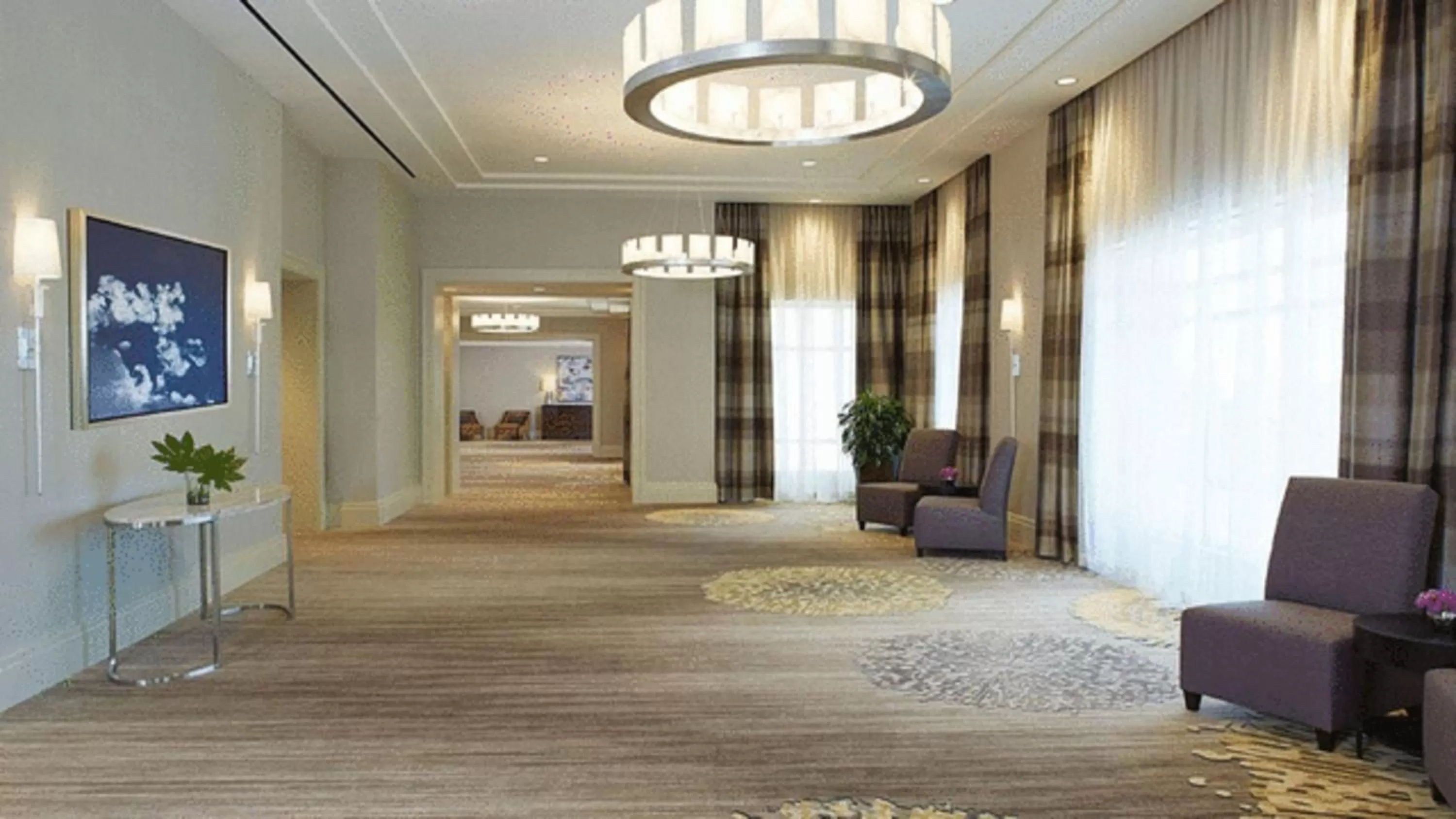 Seating area in Hyatt Regency Atlanta Perimeter at Villa Christina