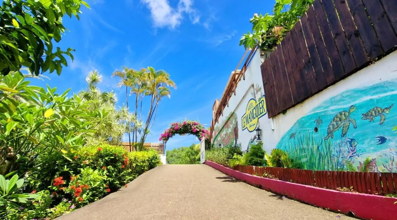 Garden in Hotel Le Manguier