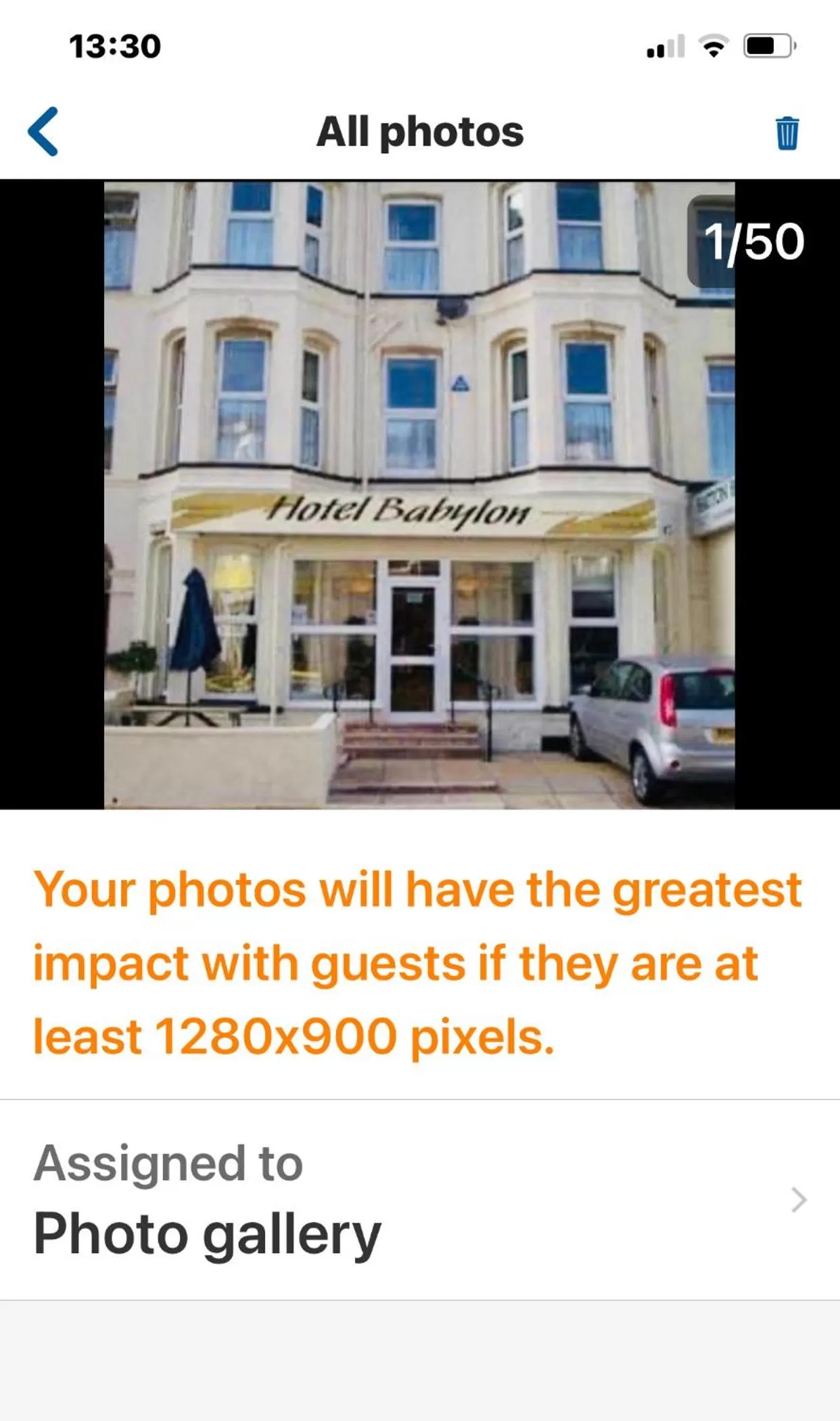 Property building in Hotel Babylon