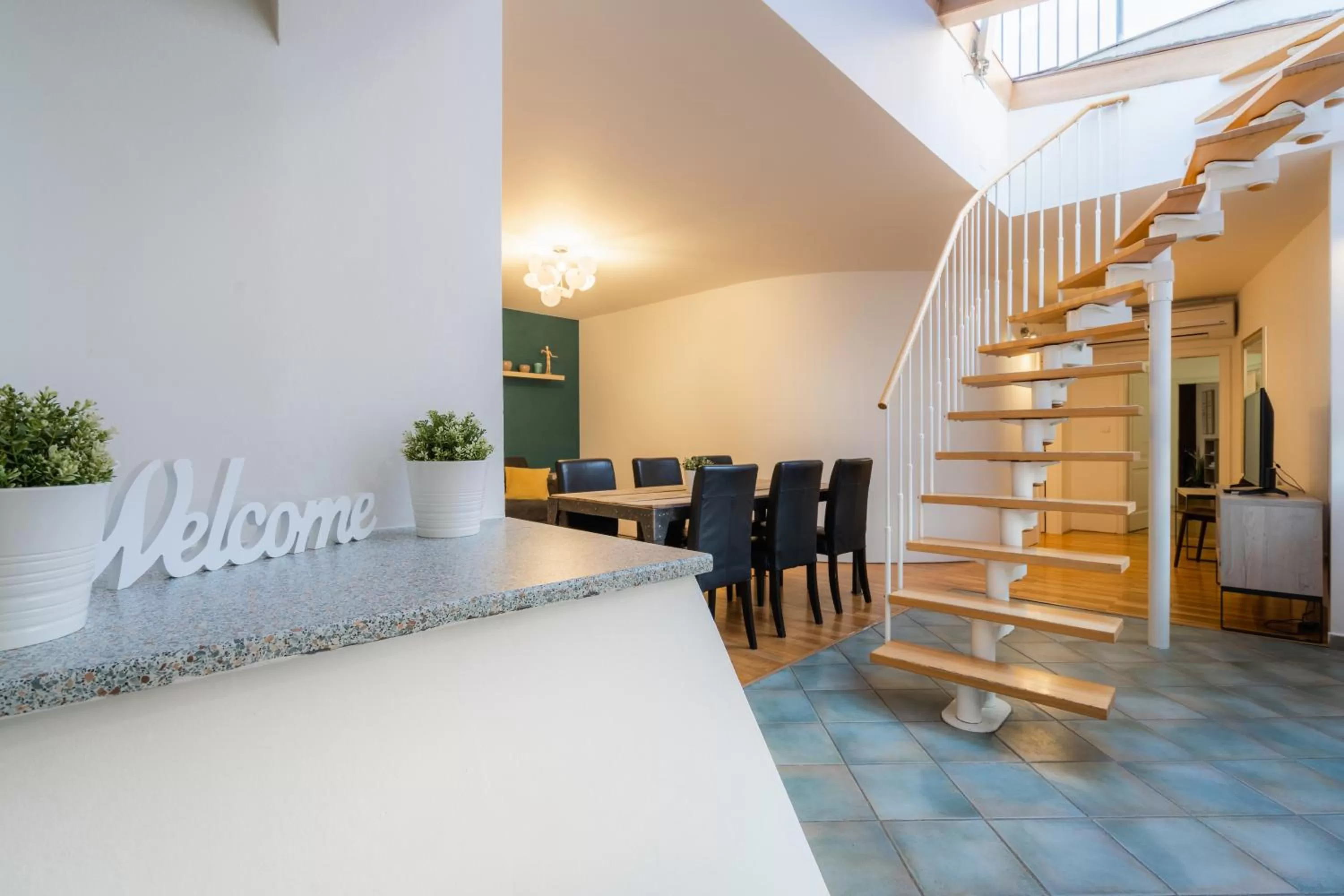 Dining area in EA ApartHotel Melantrich