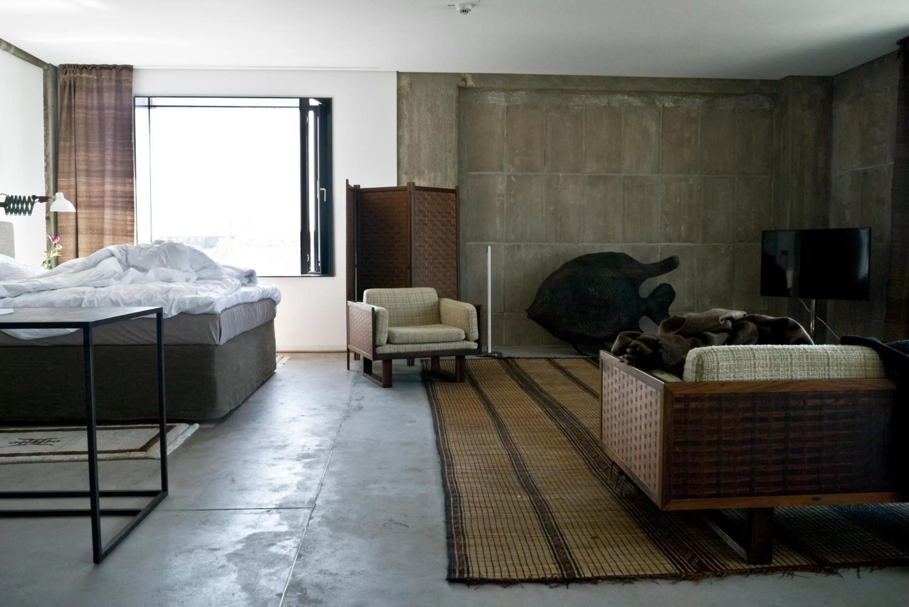 Bed in Speicher7 Hotel