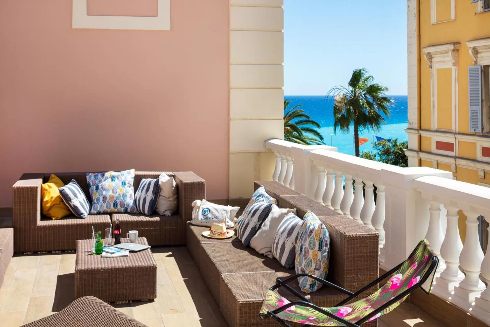 Balcony/Terrace in Hotel Beau Rivage