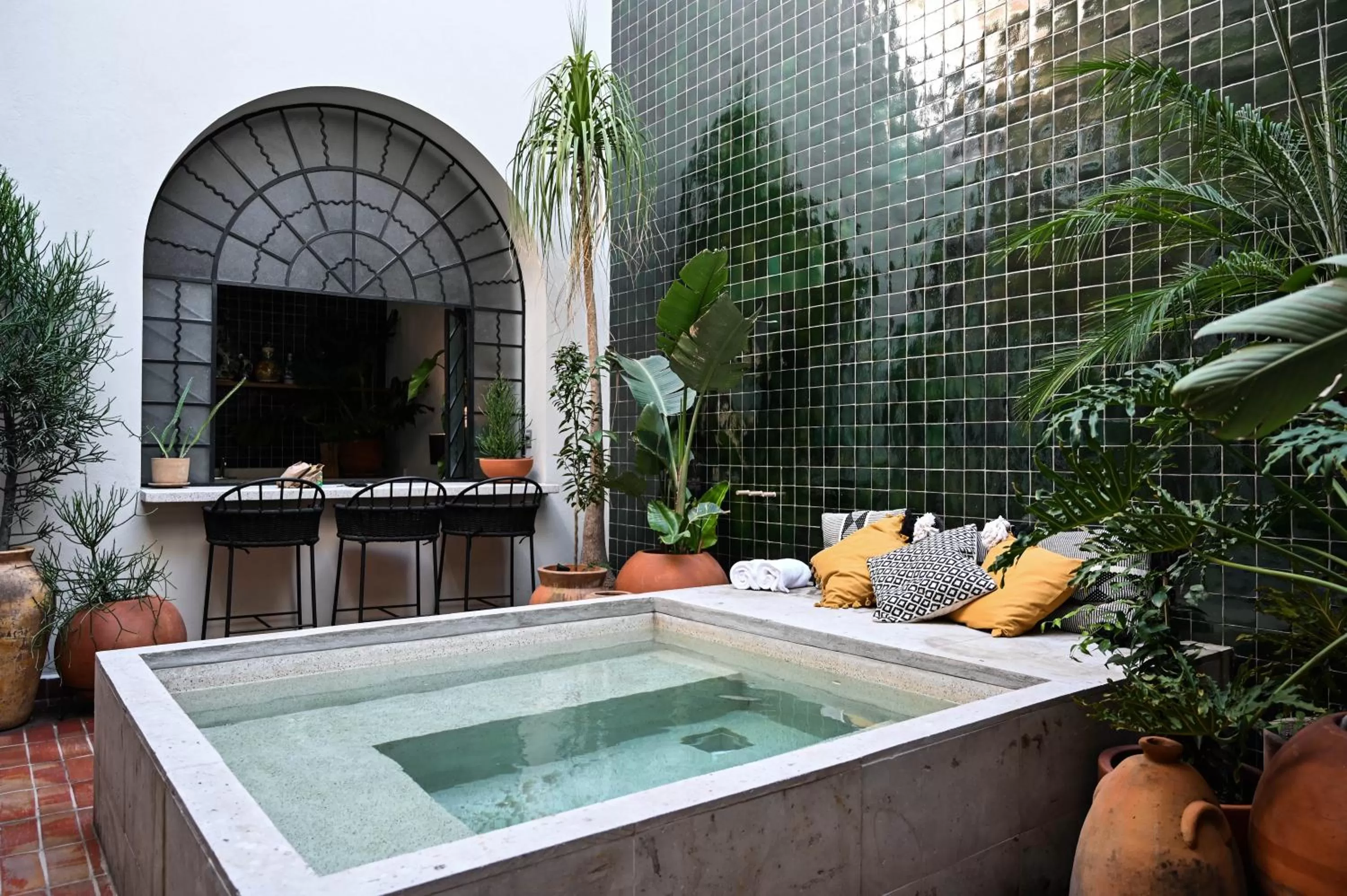 Swimming pool in Casa Kali by Barrio México