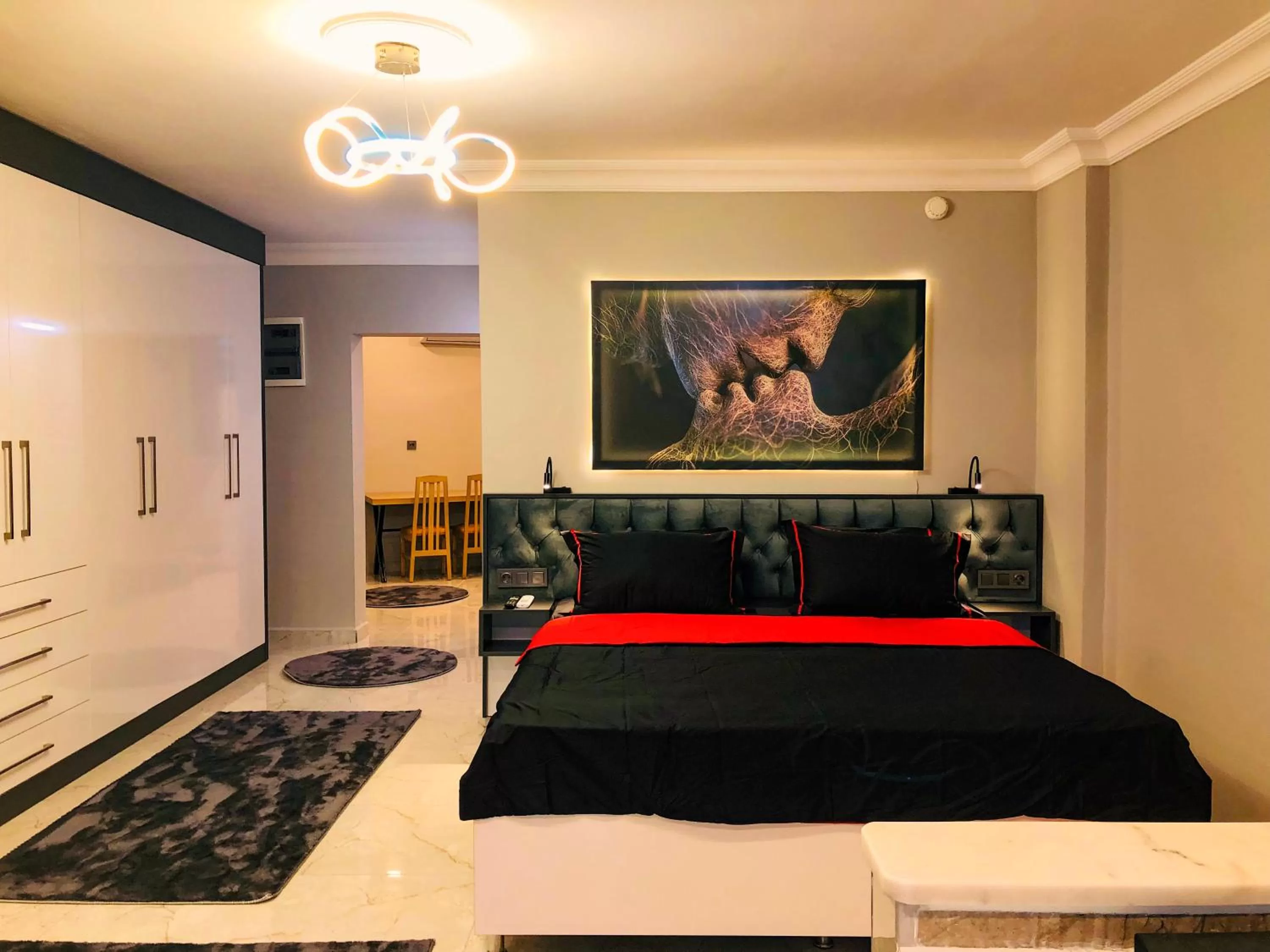 Bedroom, Bed in Paradiso Günlük Kiralık Daireler Only Room