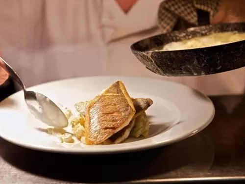 Dining area in The Sun Inn