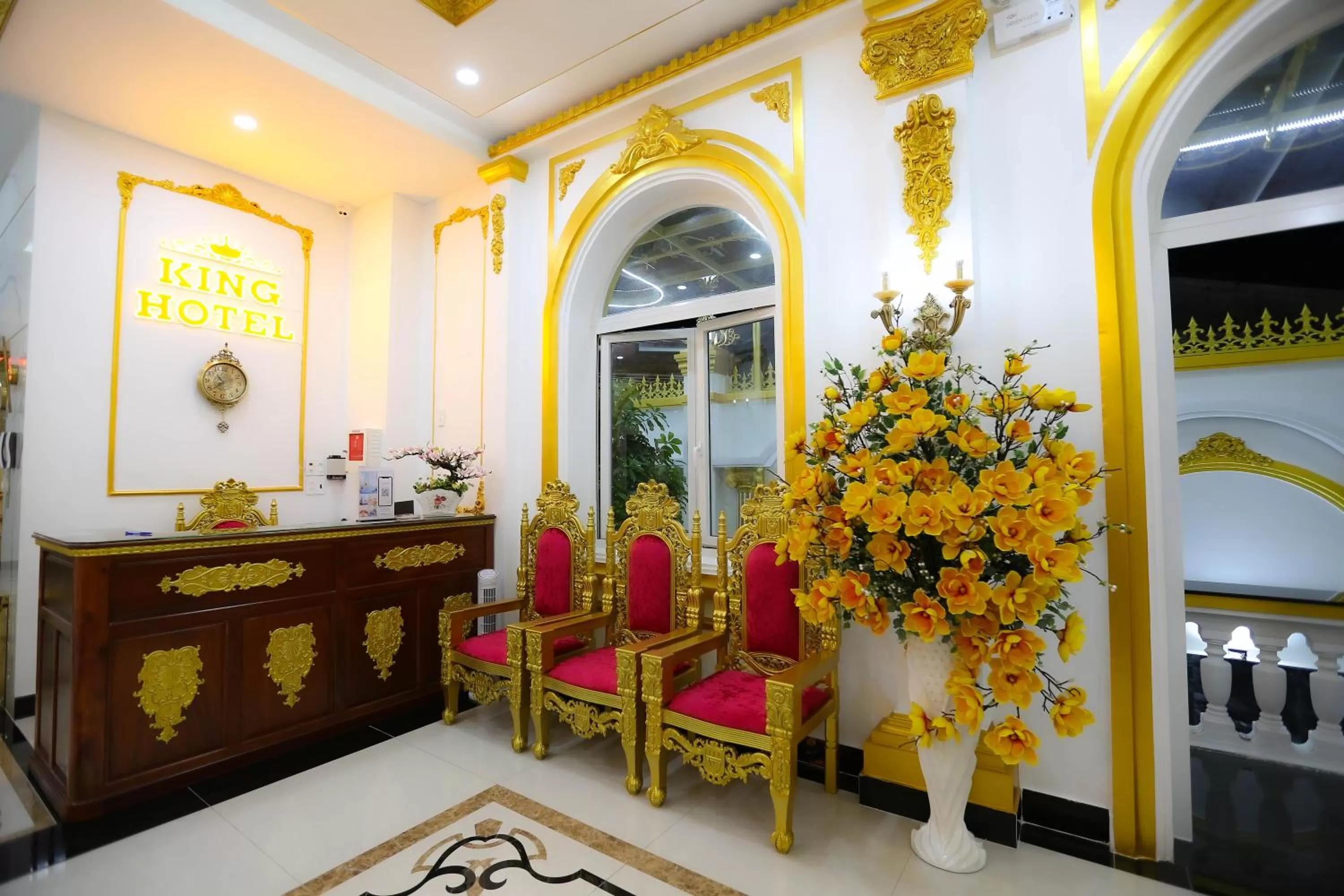 Lobby or reception in KING VILLA QUẢNG NGÃI