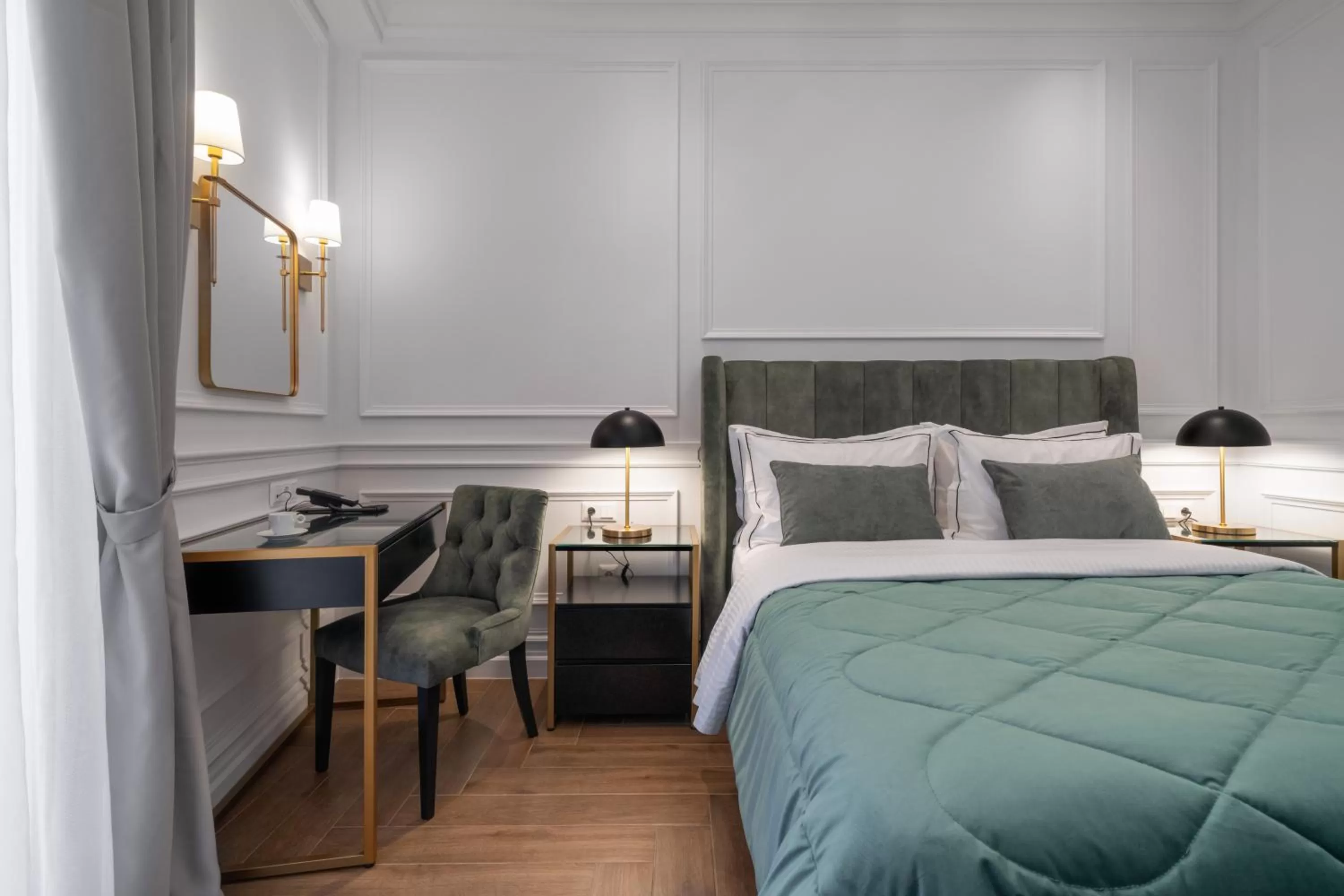 Photo of the whole room, Bed in Praxitelous Luxury Suites