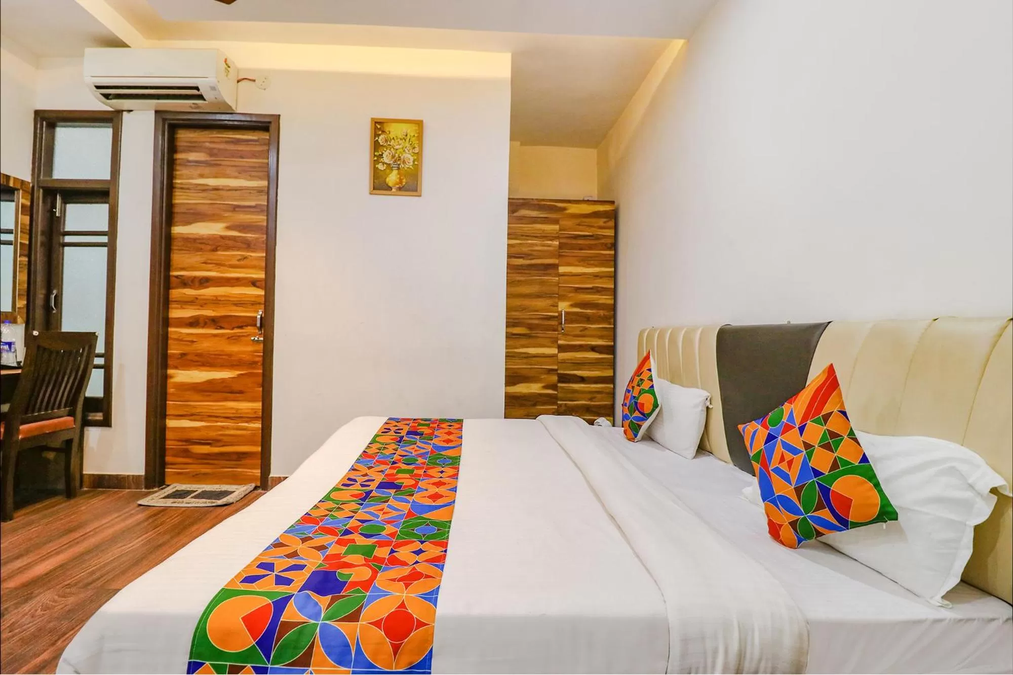 Bed in FabHotel JP Residency