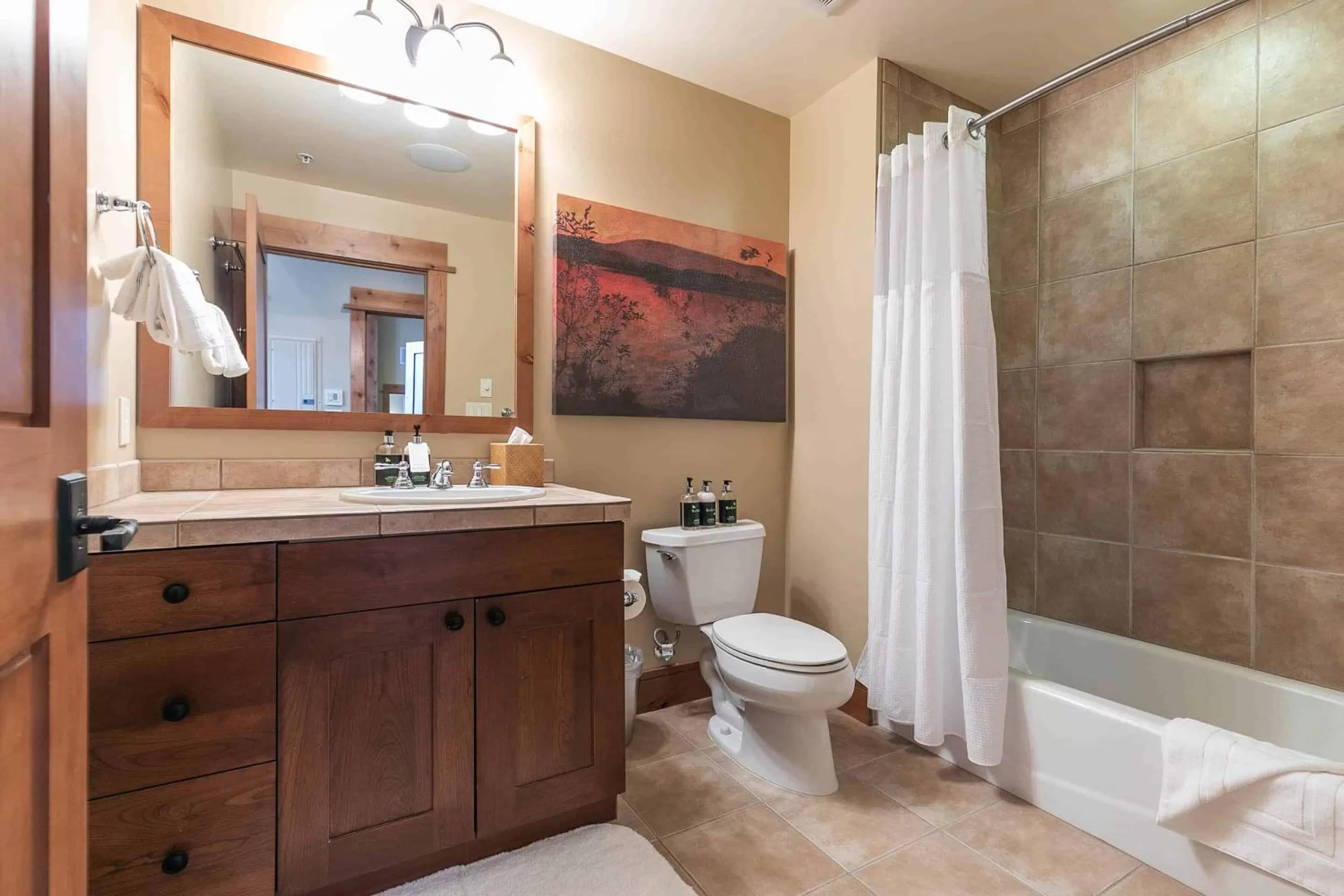 Bathroom in East West Hospitality at Tahoe