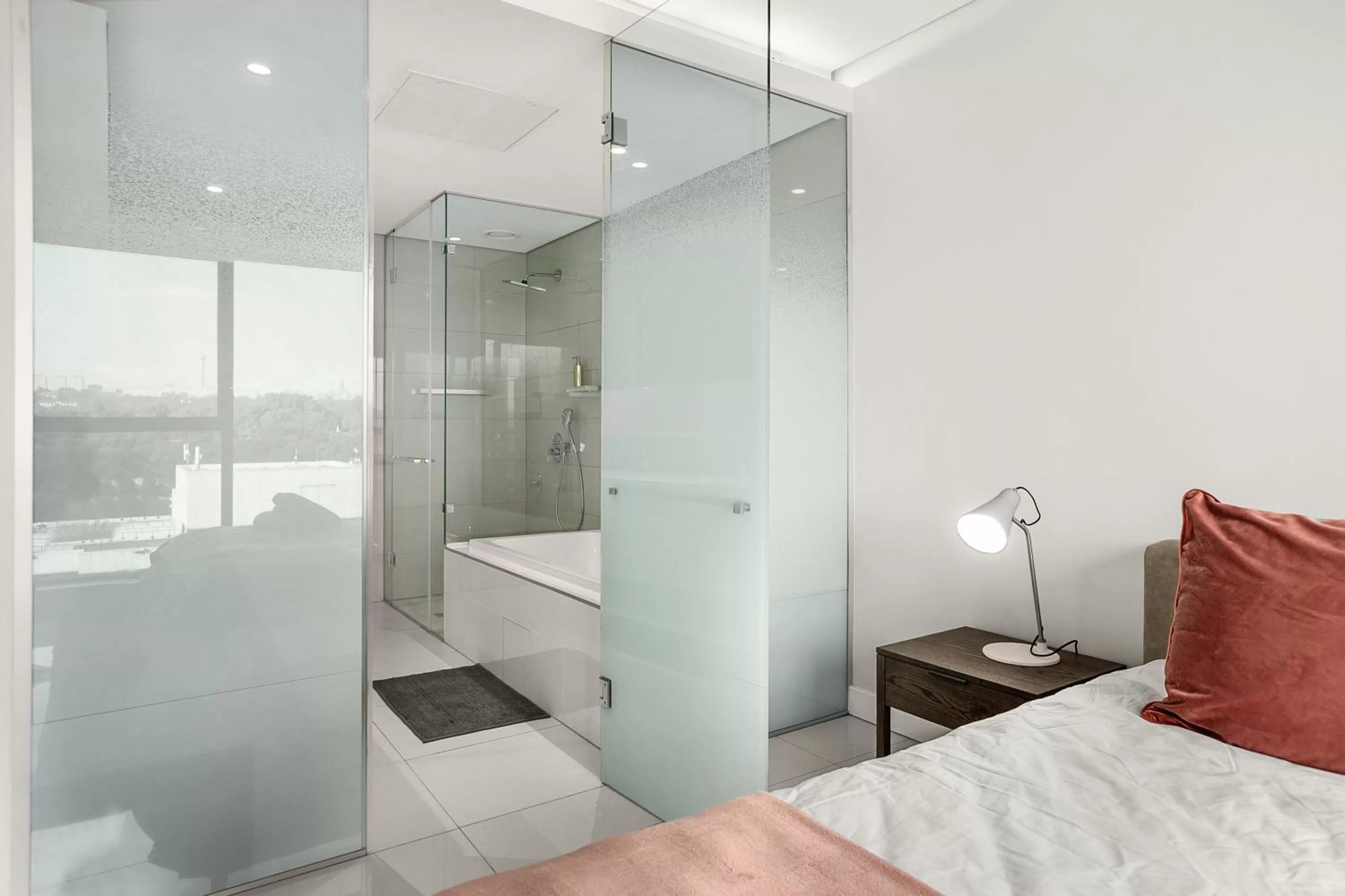 Bathroom, Bed in The Park Central Residence - WITH GENERATOR