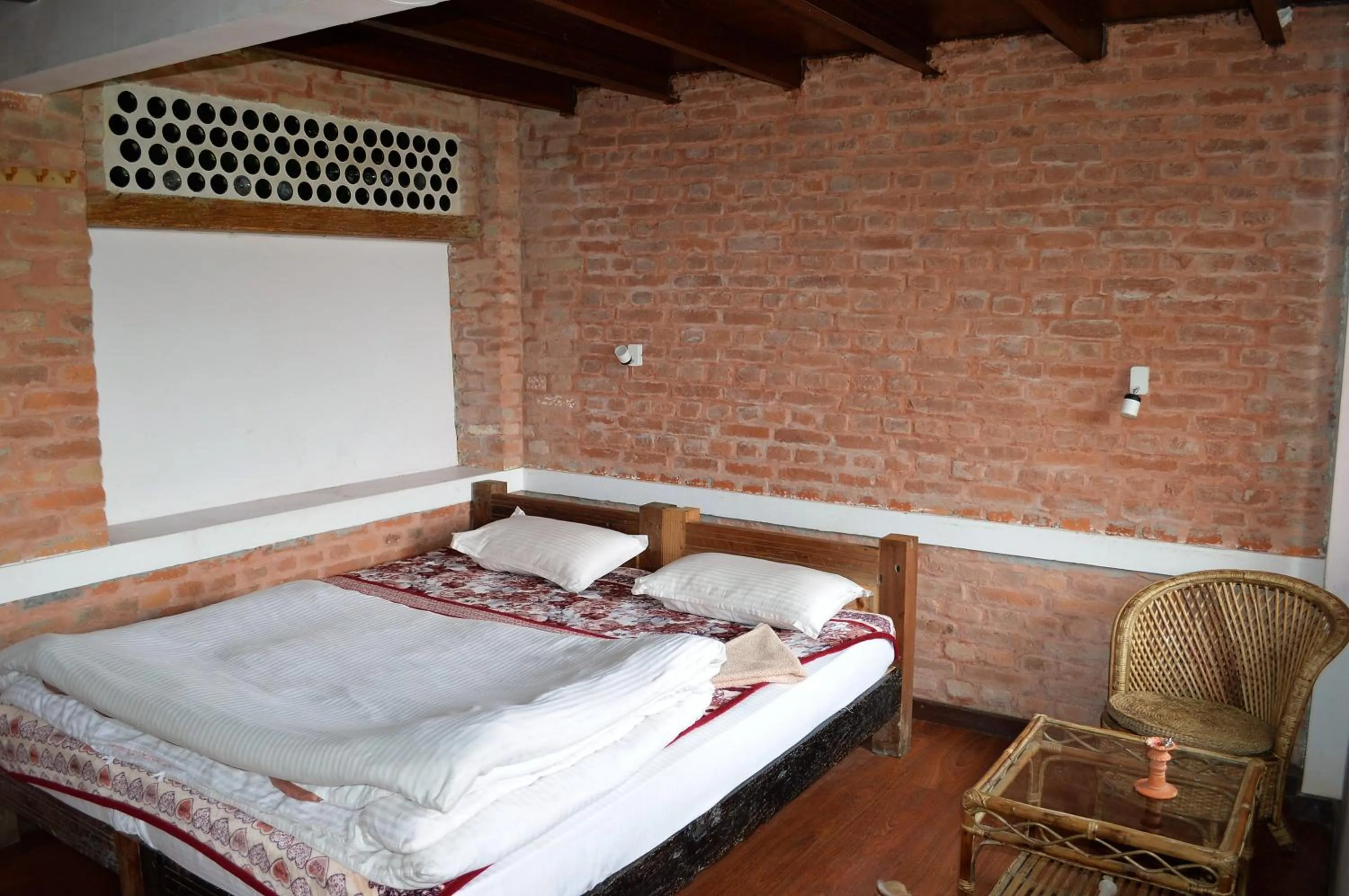 Bed in Hotel At The End Of The Universe