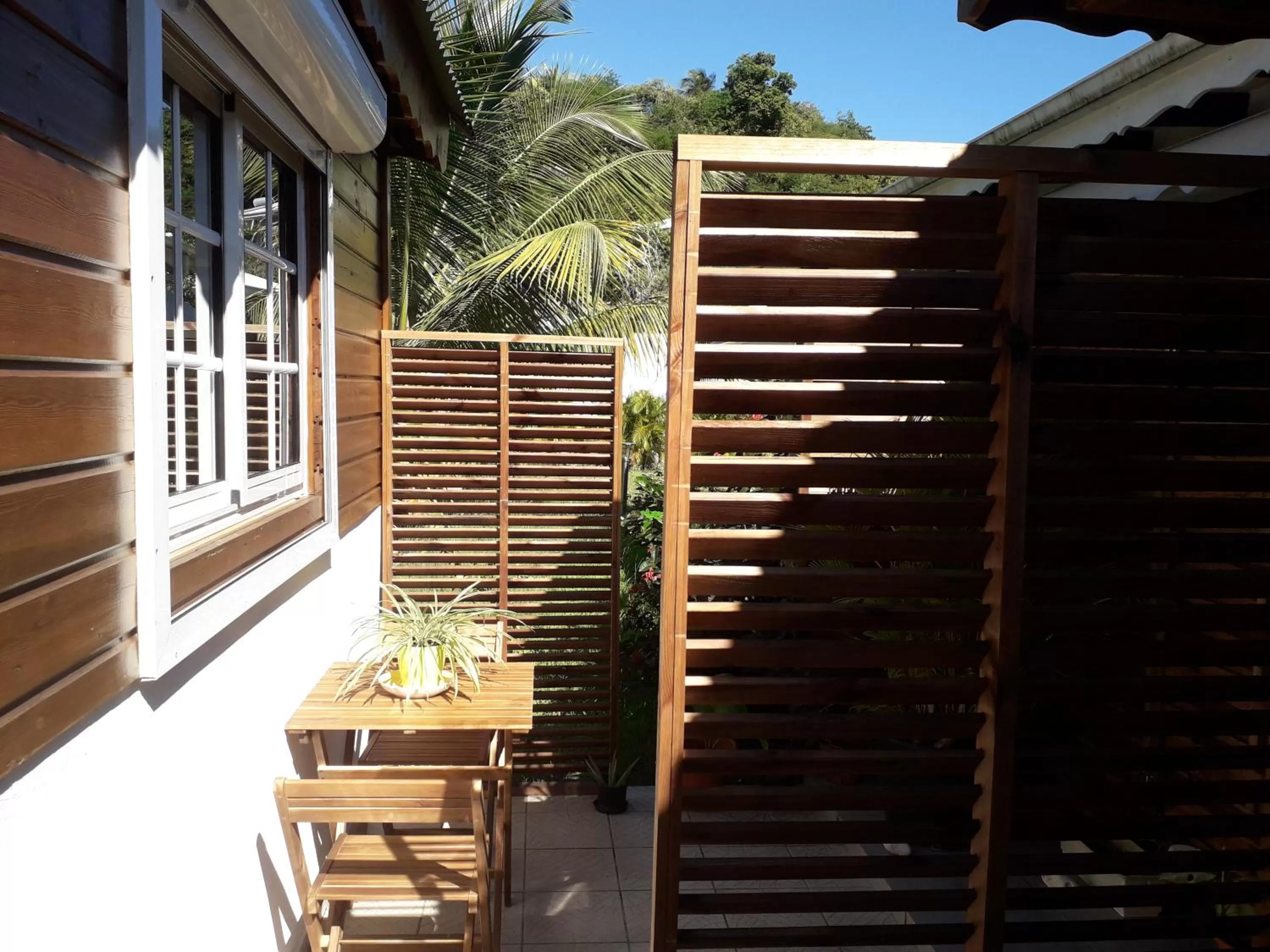 Garden view in Le Saint Georges