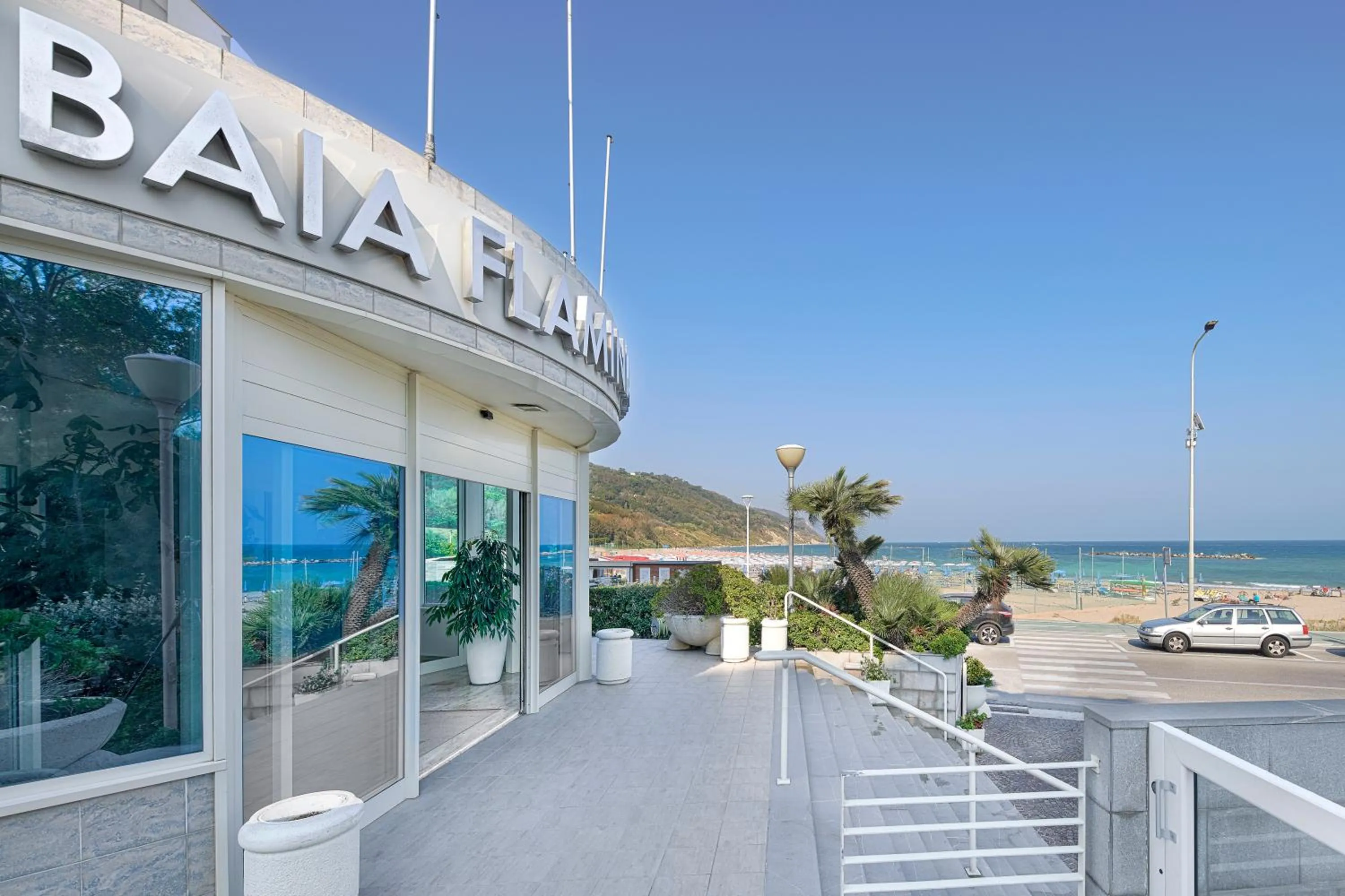 Facade/entrance in Hotel Baia Flaminia