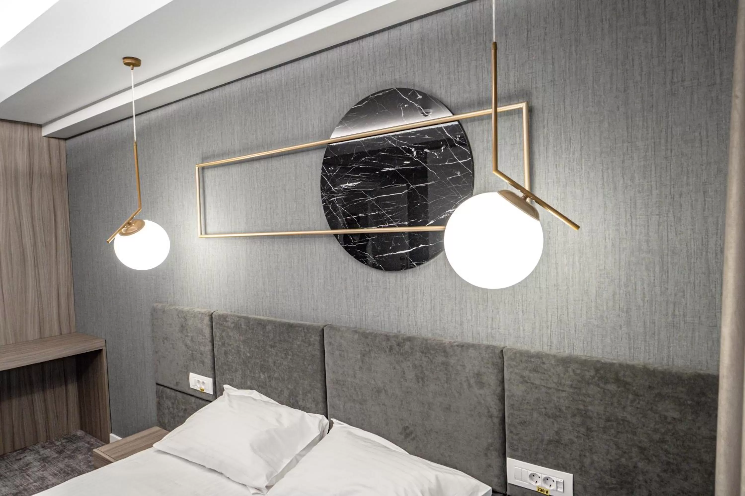 Decorative detail, Bed in Hotel Caprice