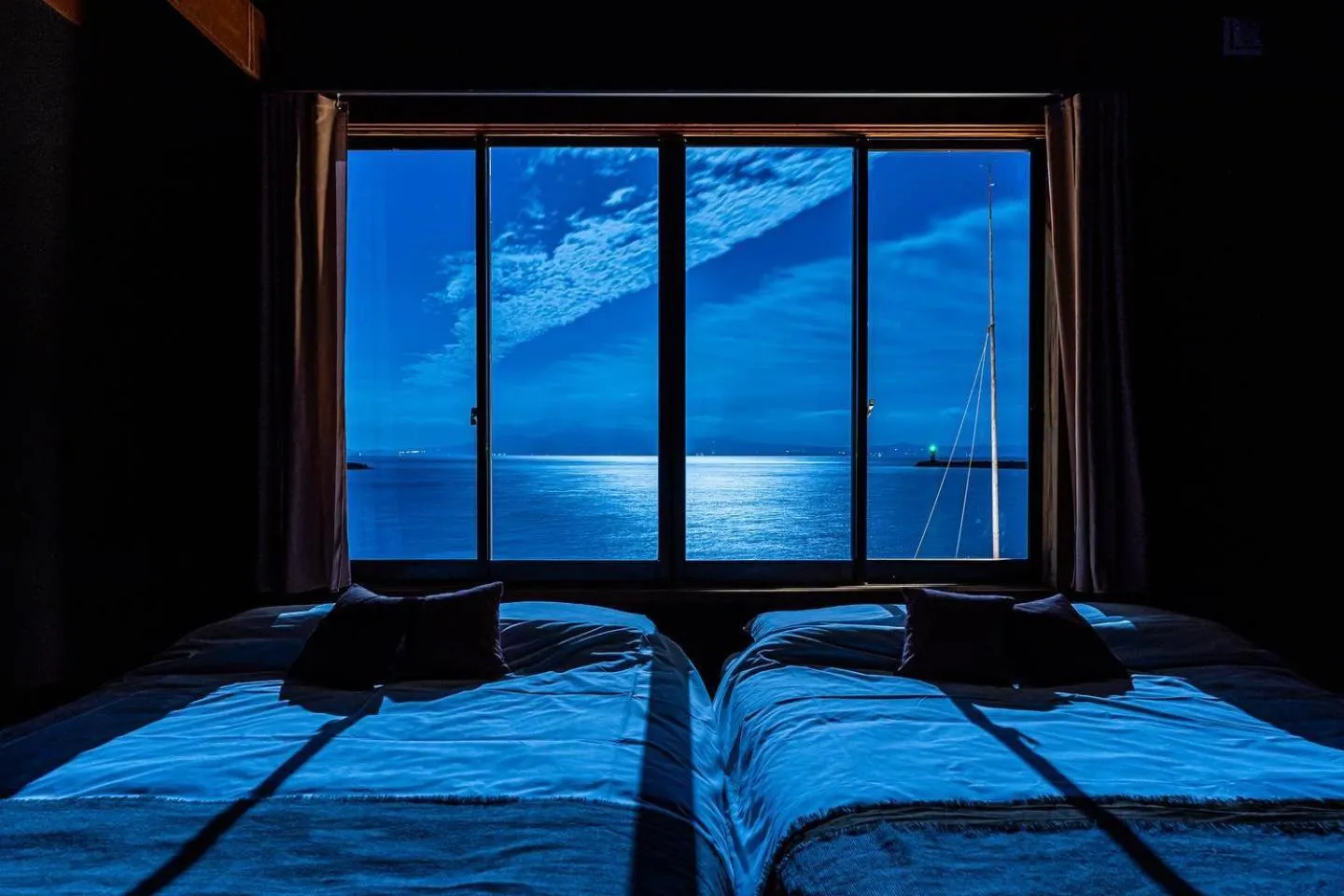 Bedroom in Nagasaki House Burabura