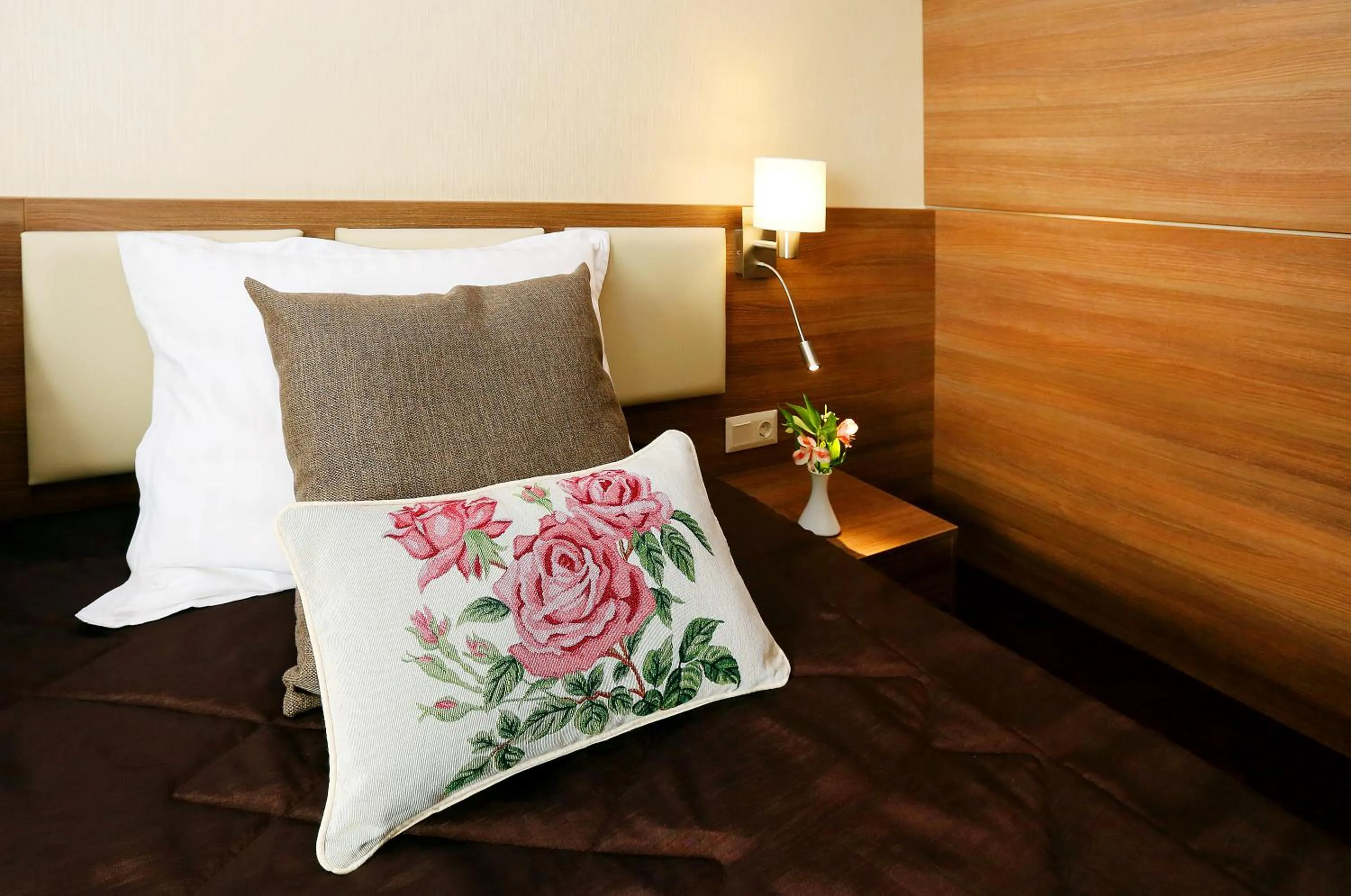 Decorative detail, Bed in Hotel COOP, Sofia