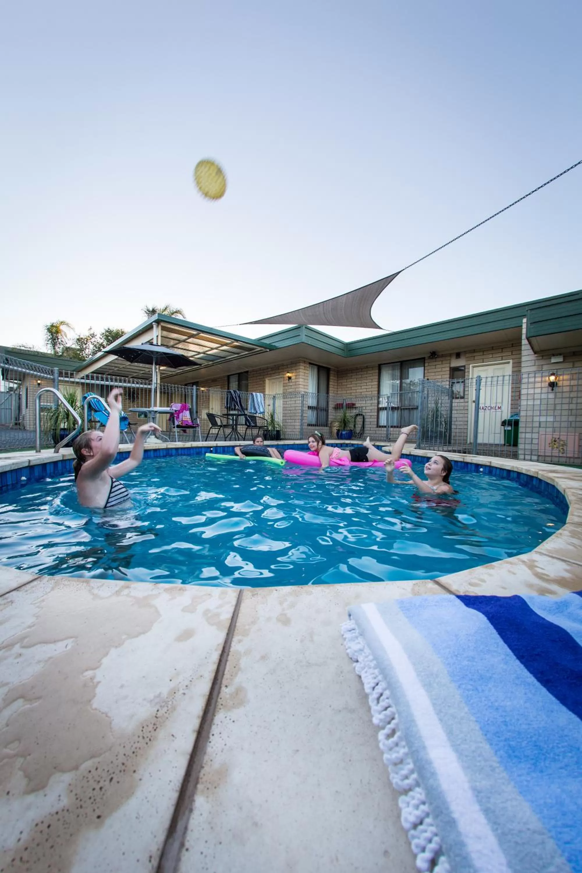 Swimming pool in 7th Street Motel