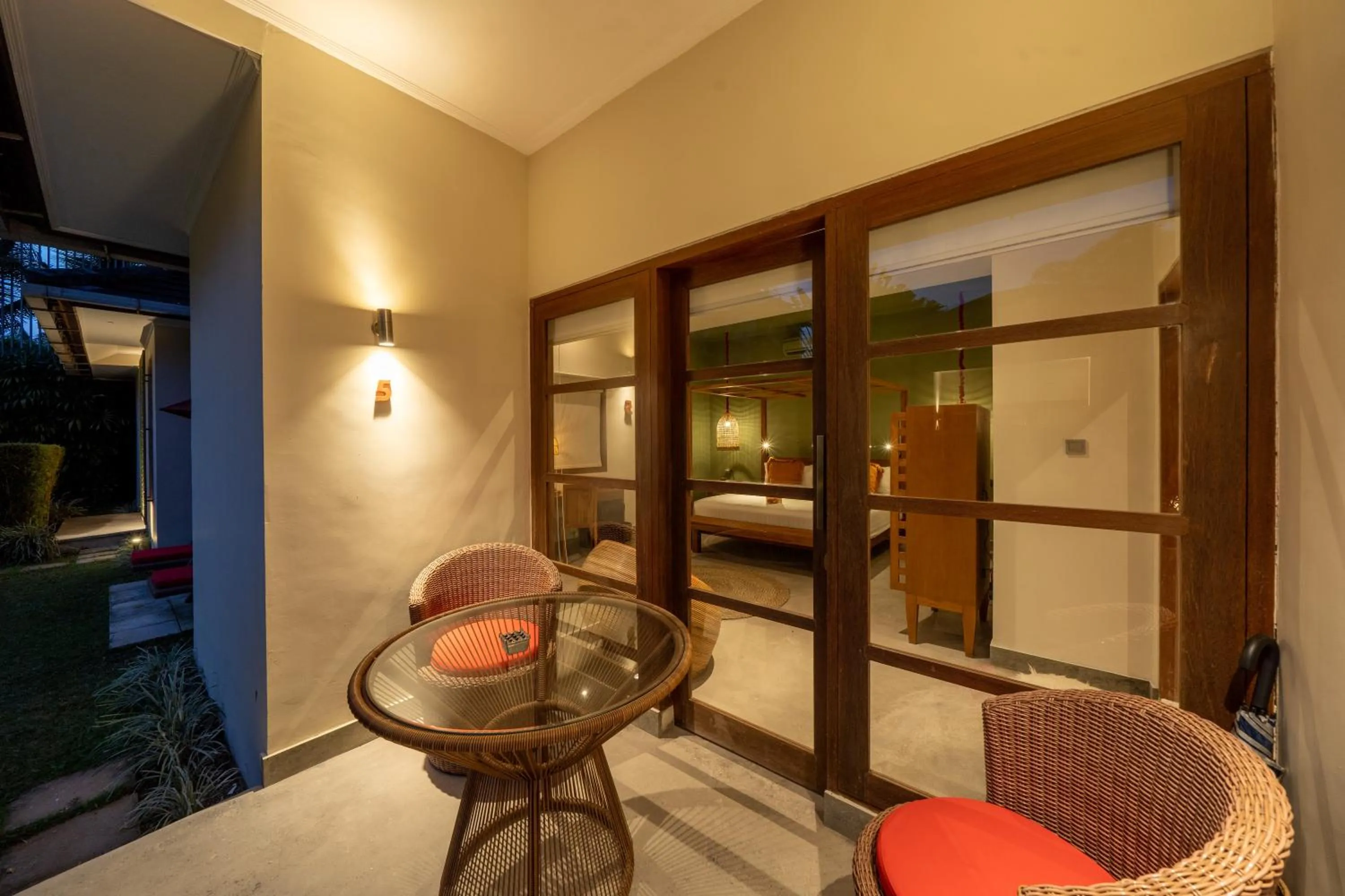 Balcony/Terrace in Rouge - Villas Ubud