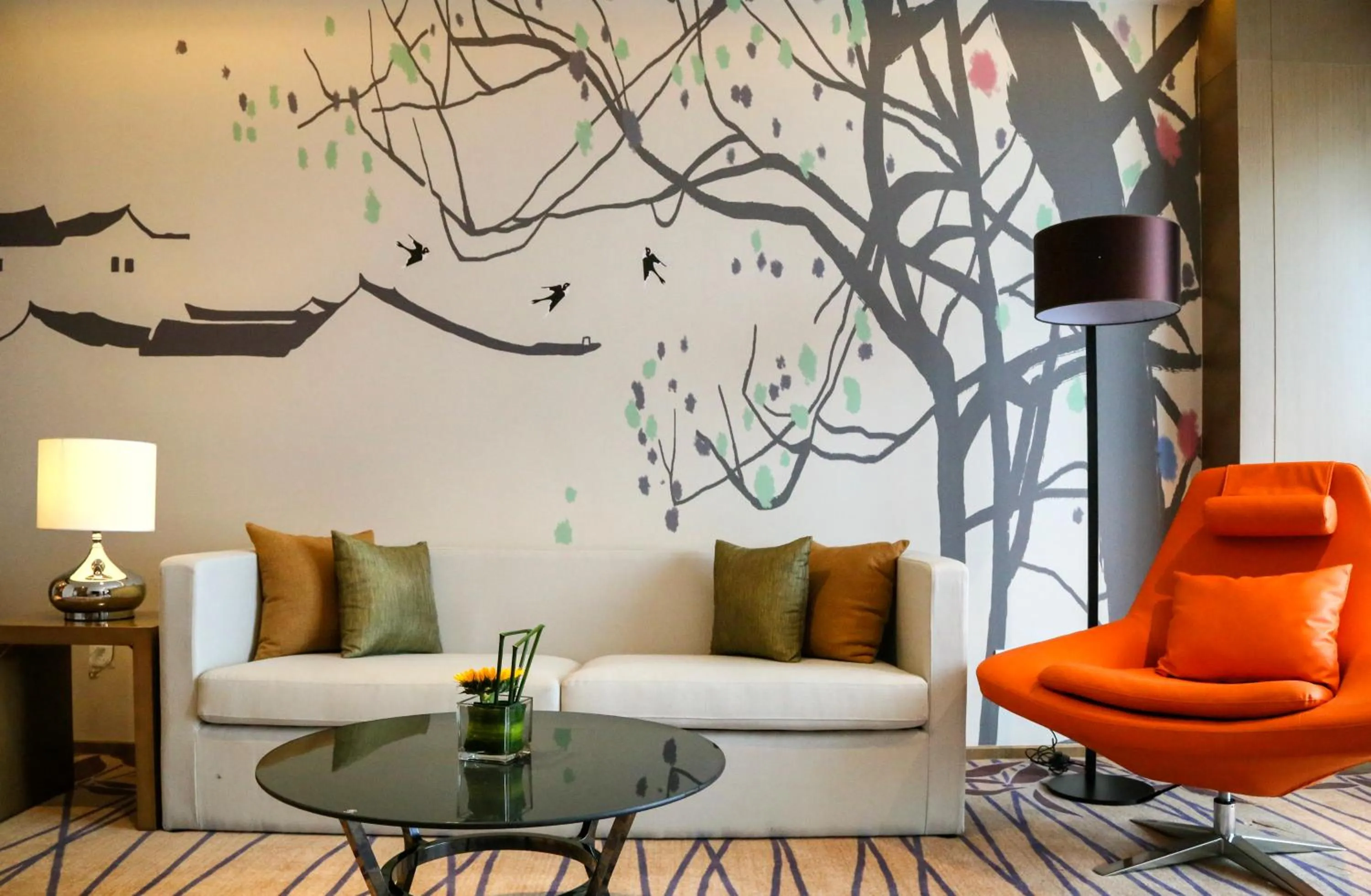 Living room in Holiday Inn Chengdu High-Tech Center by IHG