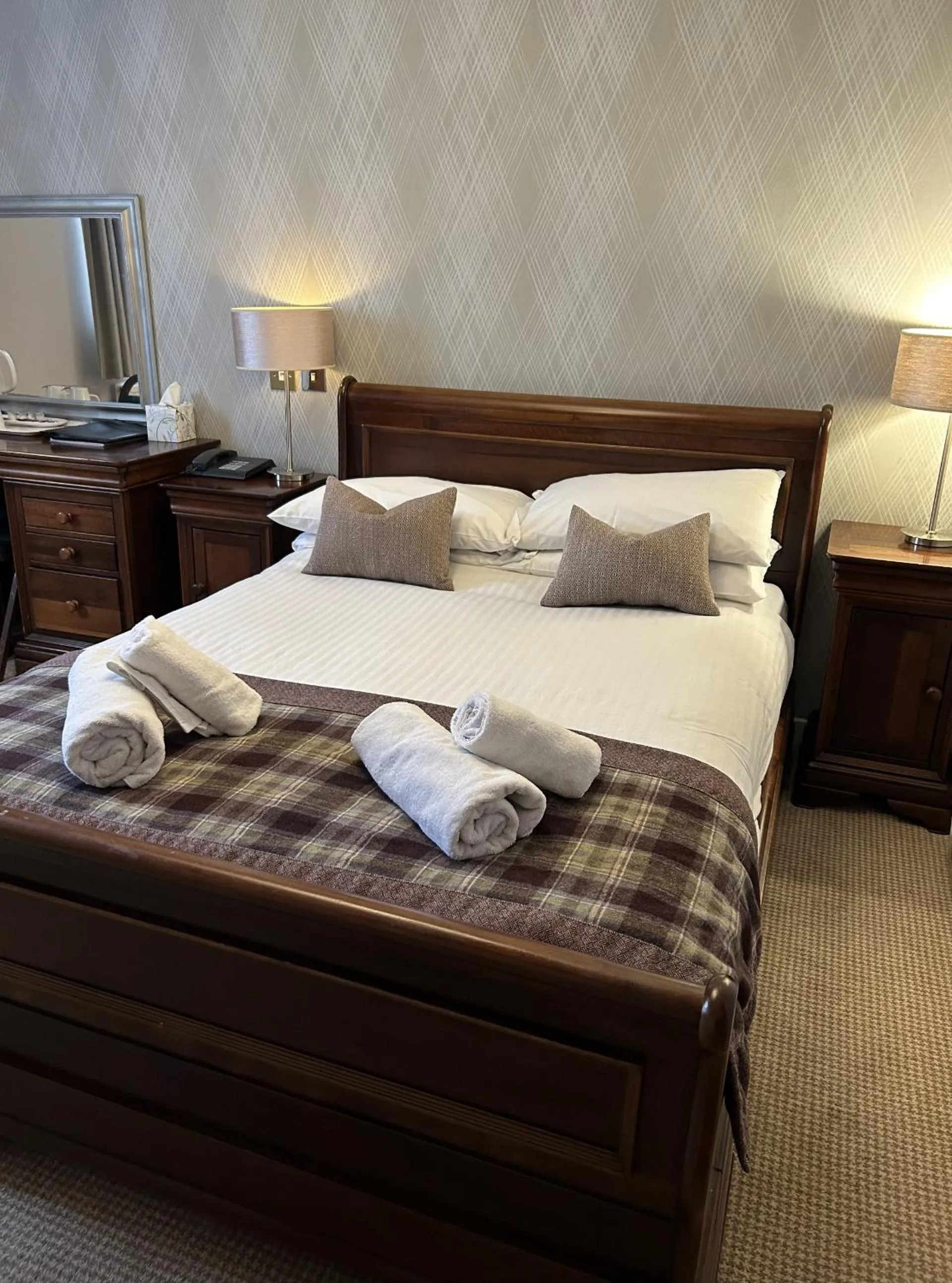 Bed in Beaufort Hotel