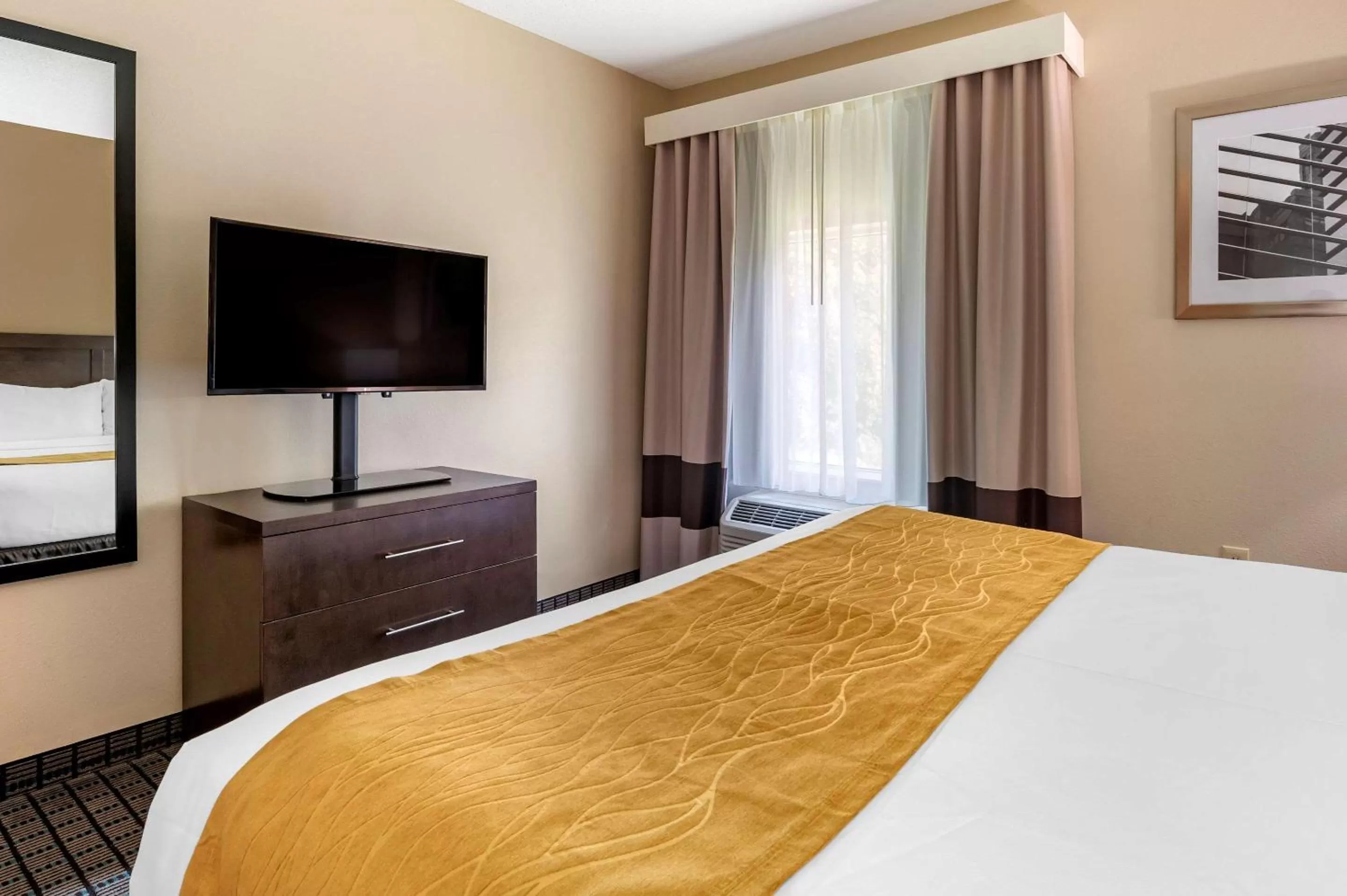 Photo of the whole room, Bed in Comfort Inn & Suites Cincinnati Uptown Clifton