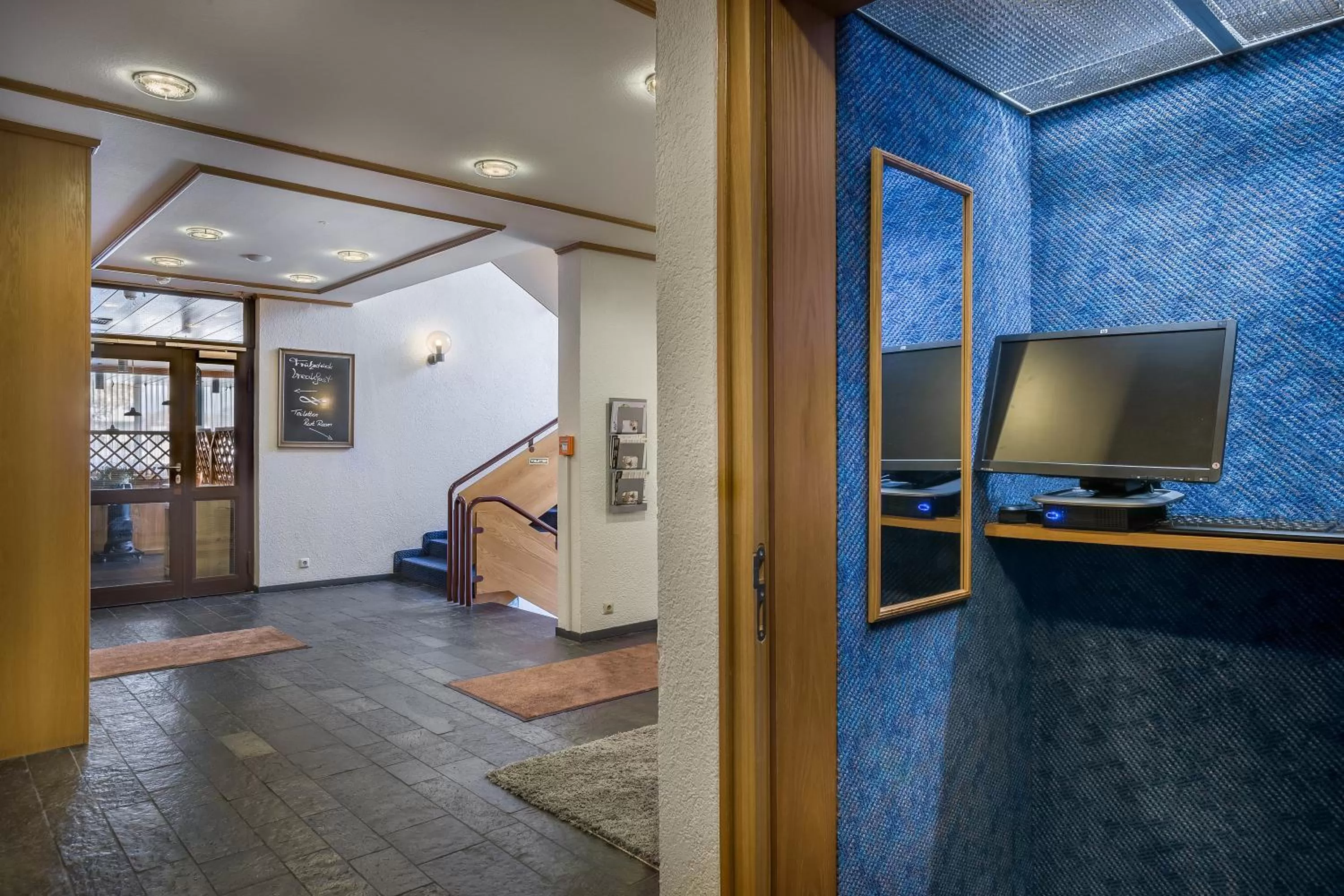 Lobby or reception in Hotel Strohgäu