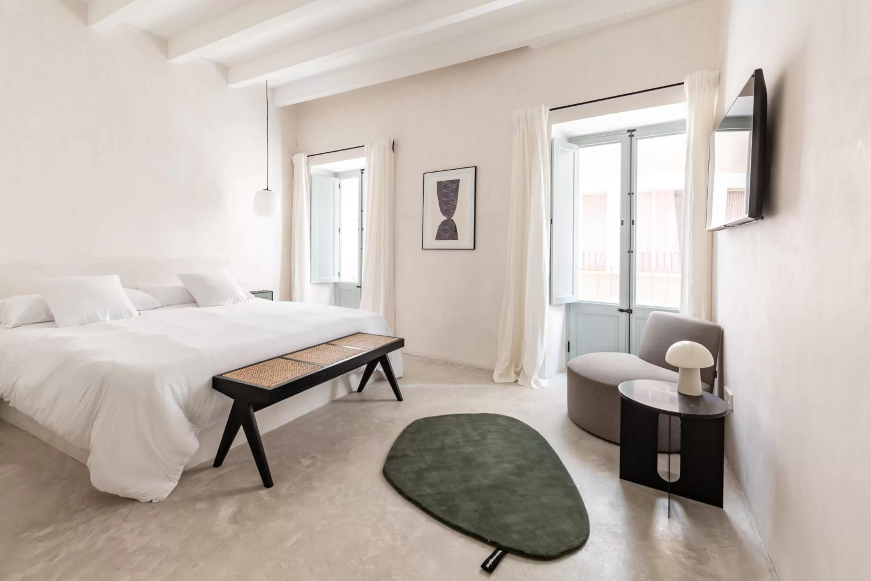 Bedroom, Bed in Meem Townhouse