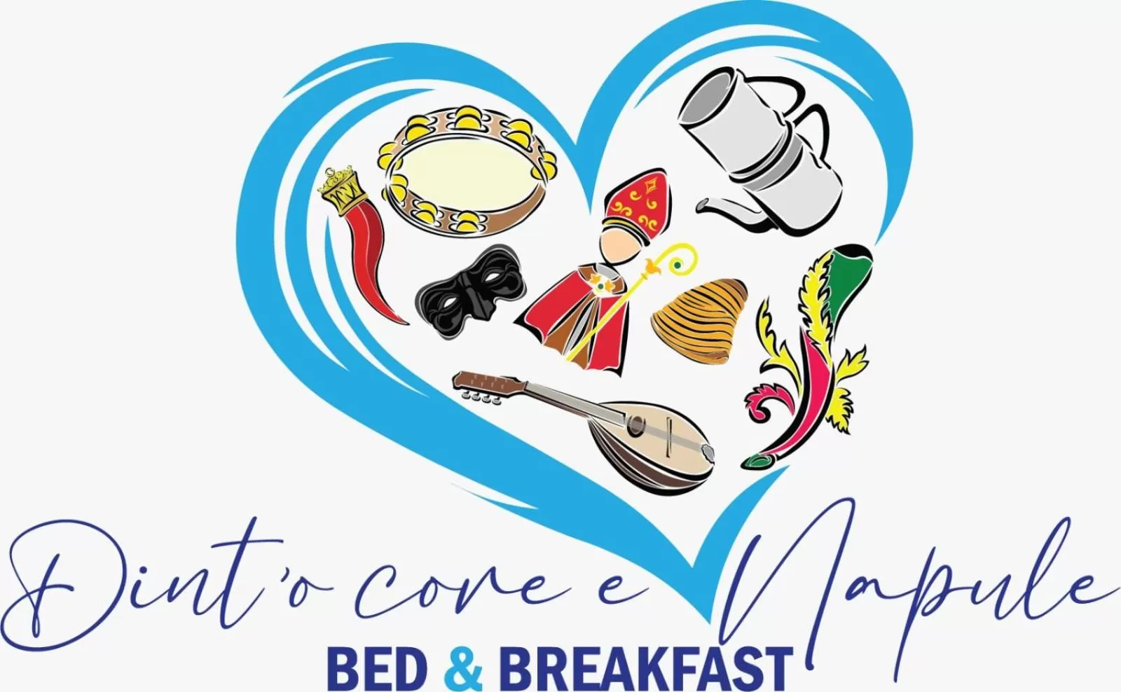 Logo/Certificate/Sign in B&B Dint 'o core e Napule