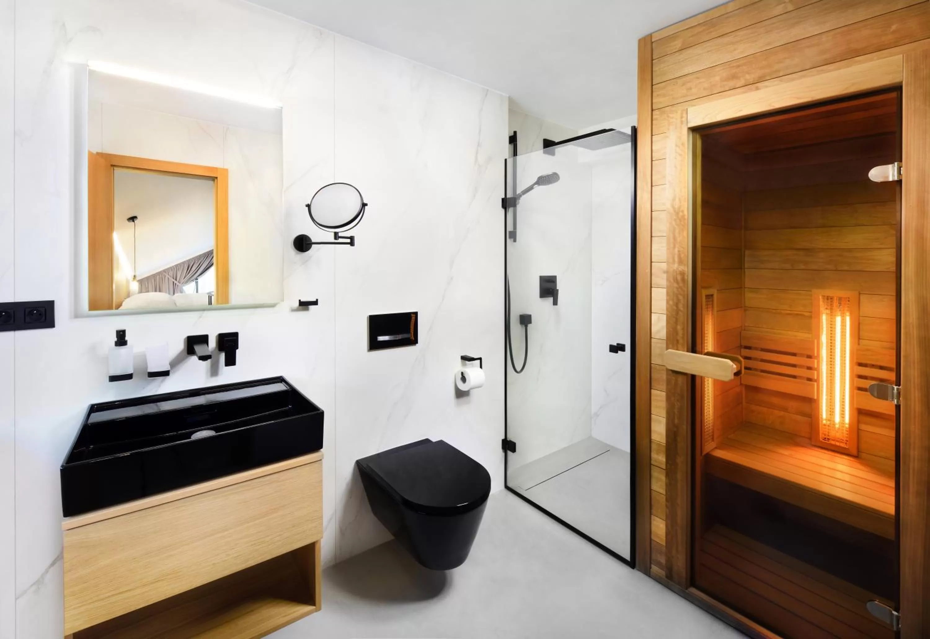 Shower in Apartmány Horec