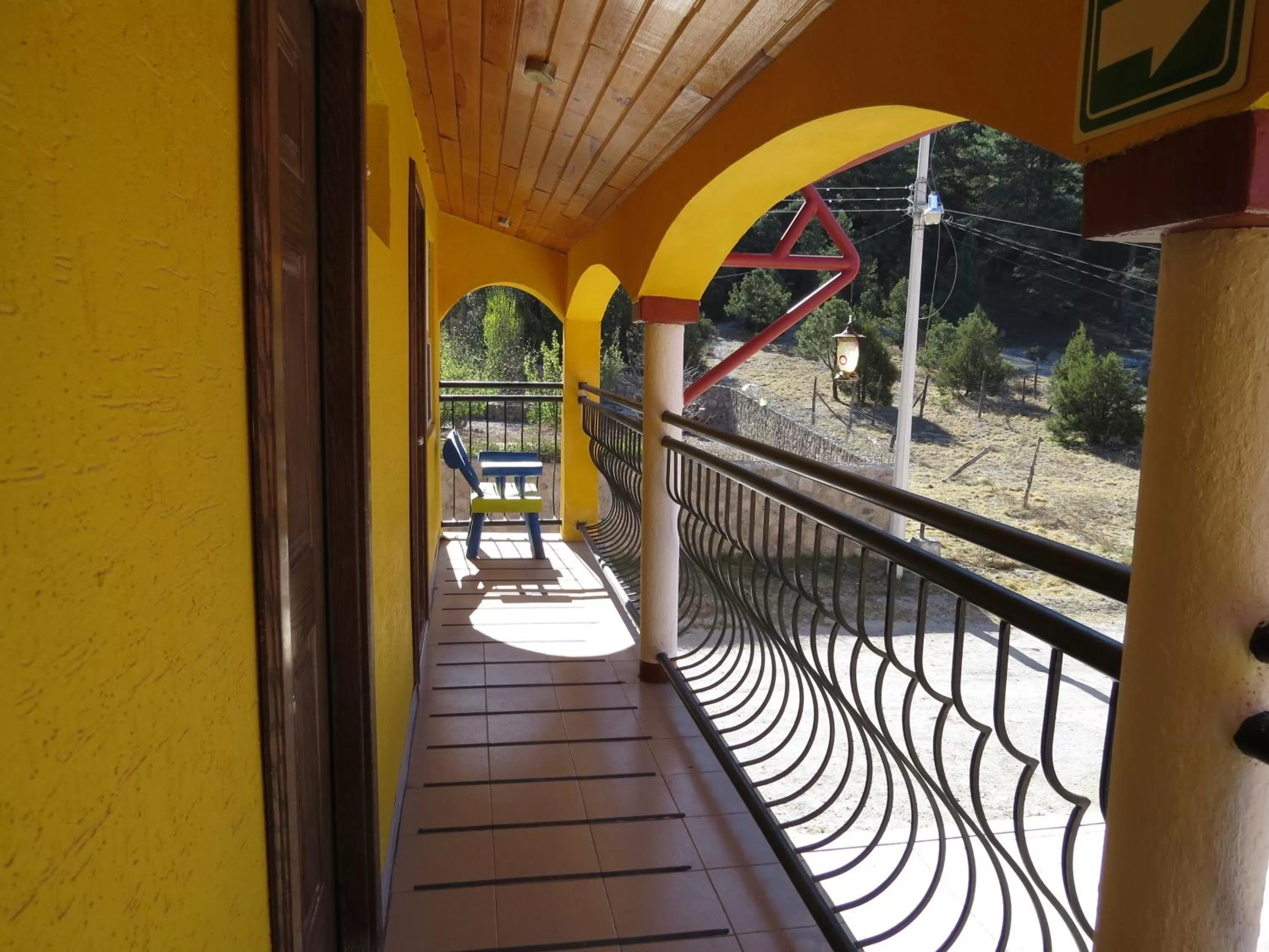 Mountain view, Balcony/Terrace in Hotel Ecológico Temazcal