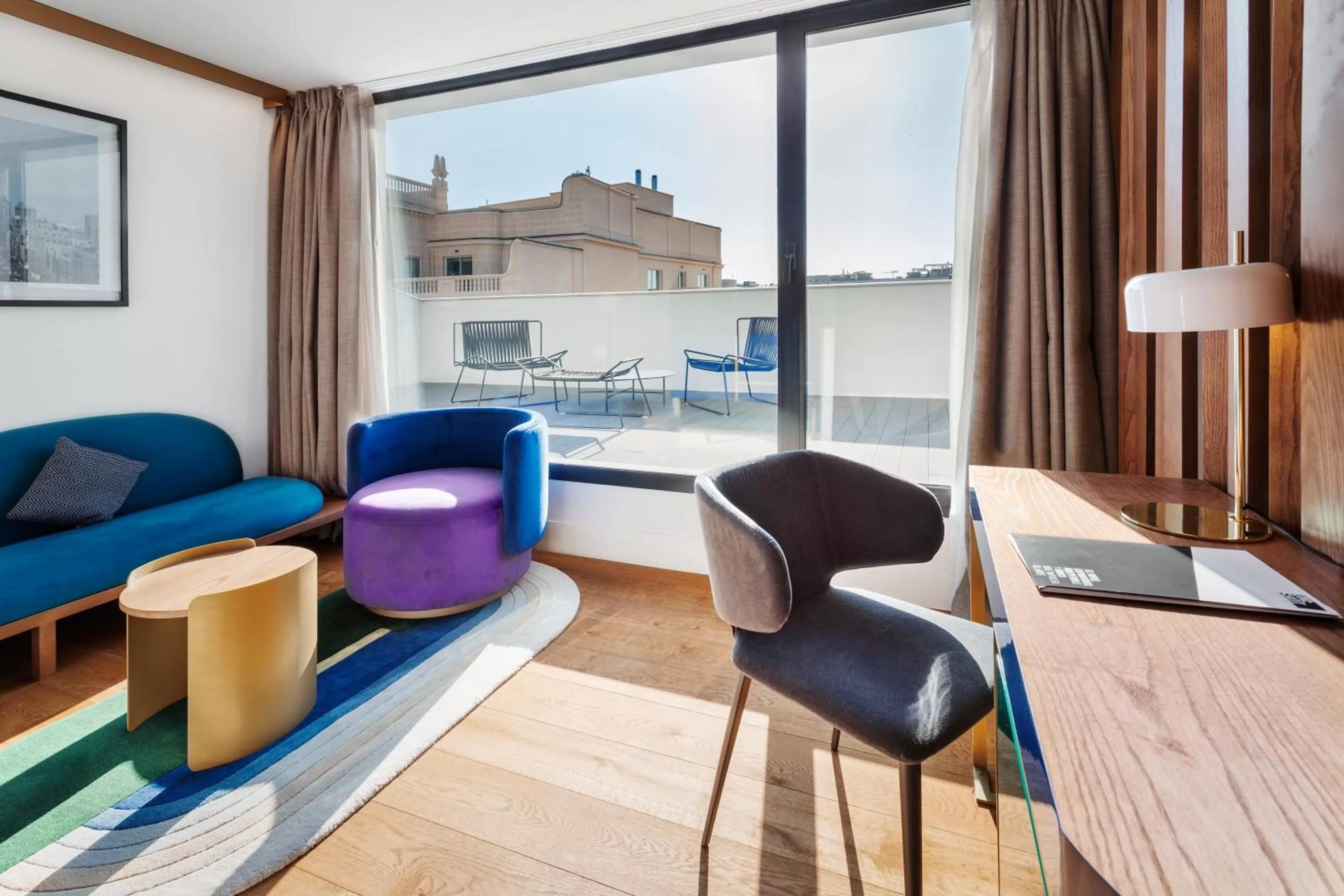 Balcony/Terrace in One Shot Fortuny