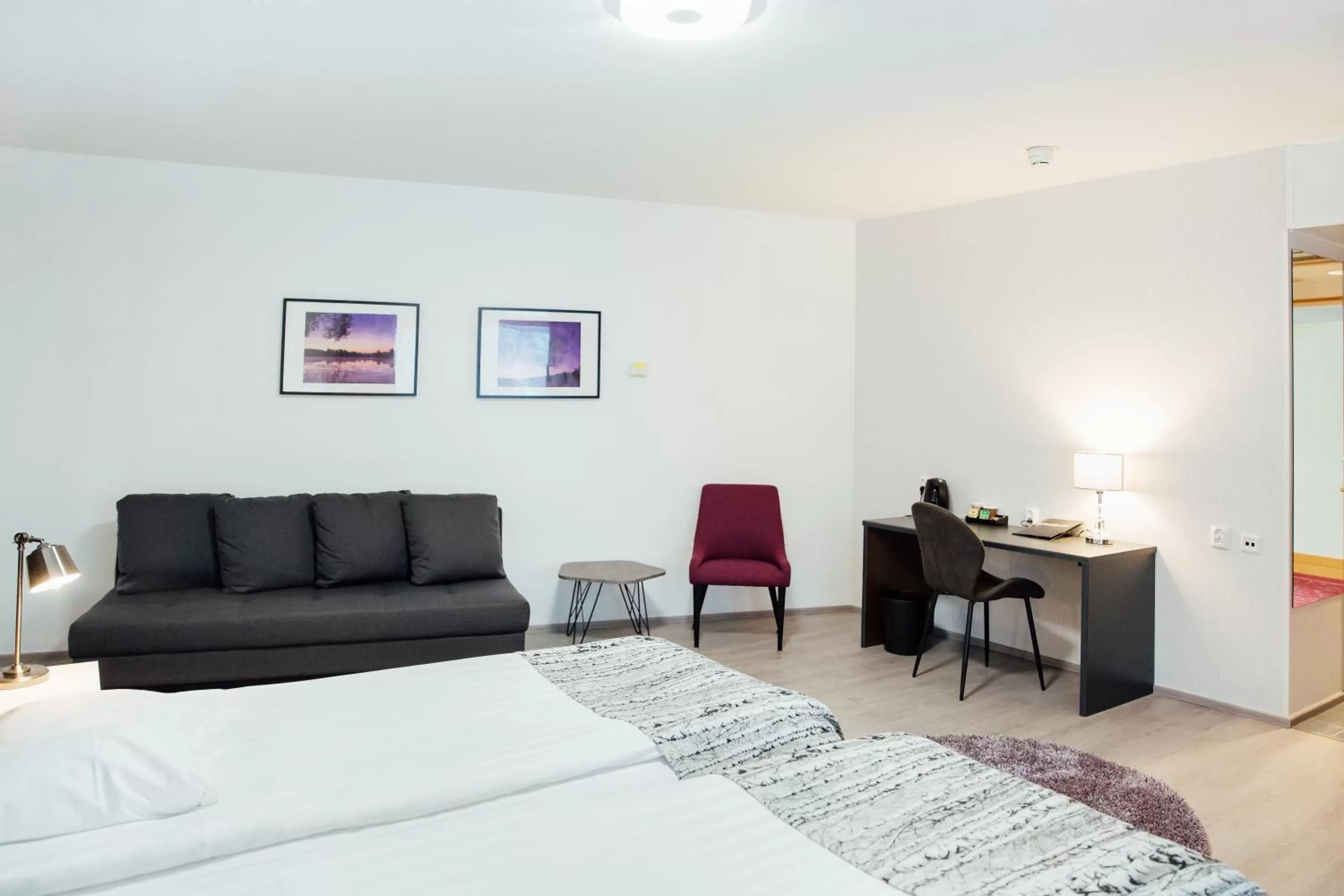 Bed in Spa Hotel Kunnonpaikka